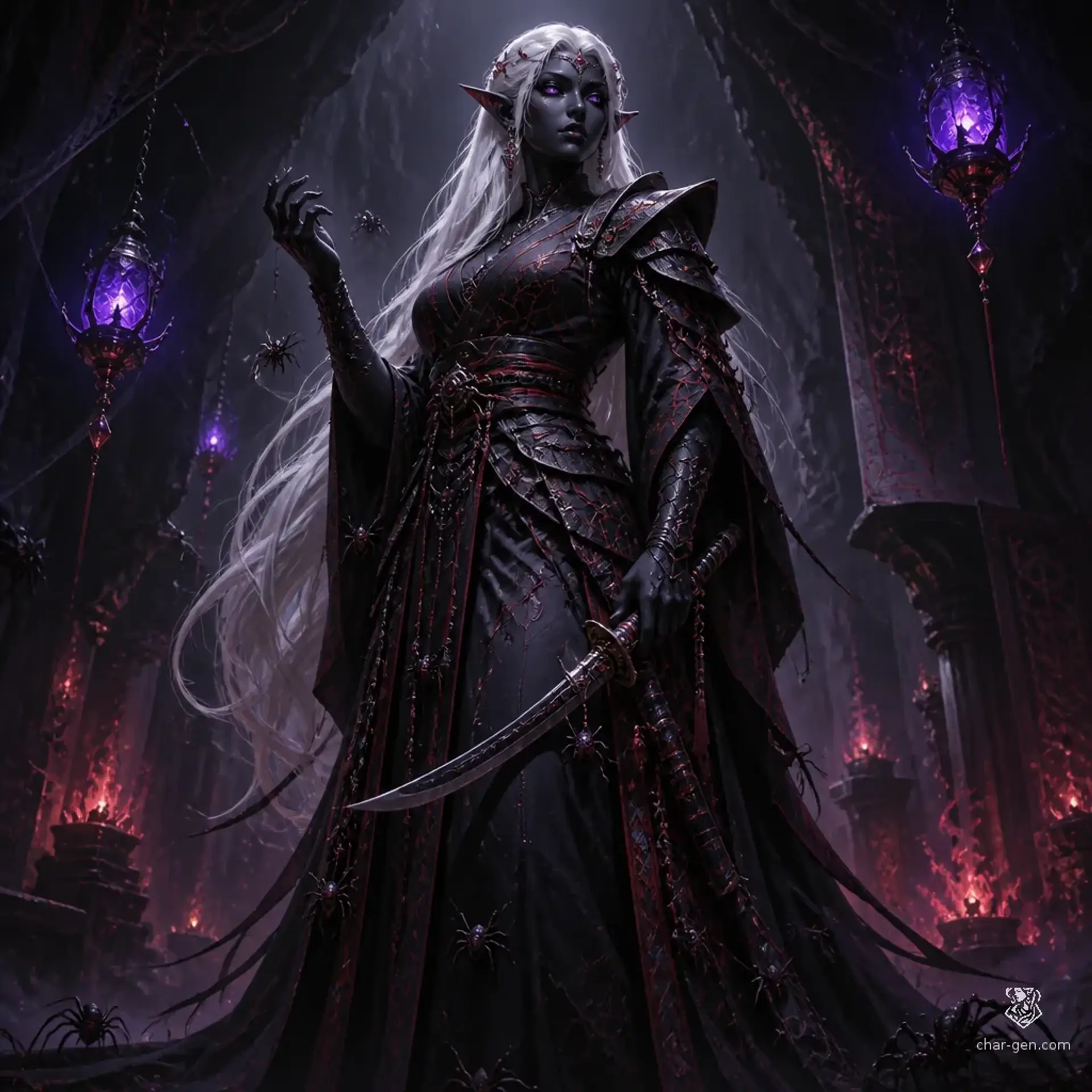 Aurelia Malice - AI-generated fantasy Character