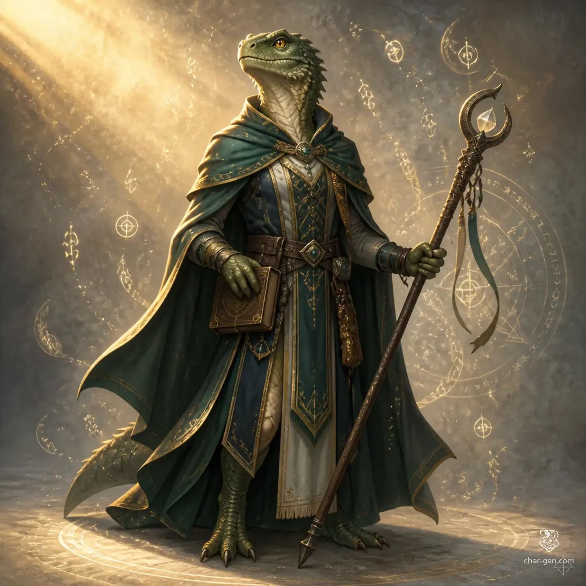 Ketrika Tskalt - AI-generated fantasy Character
