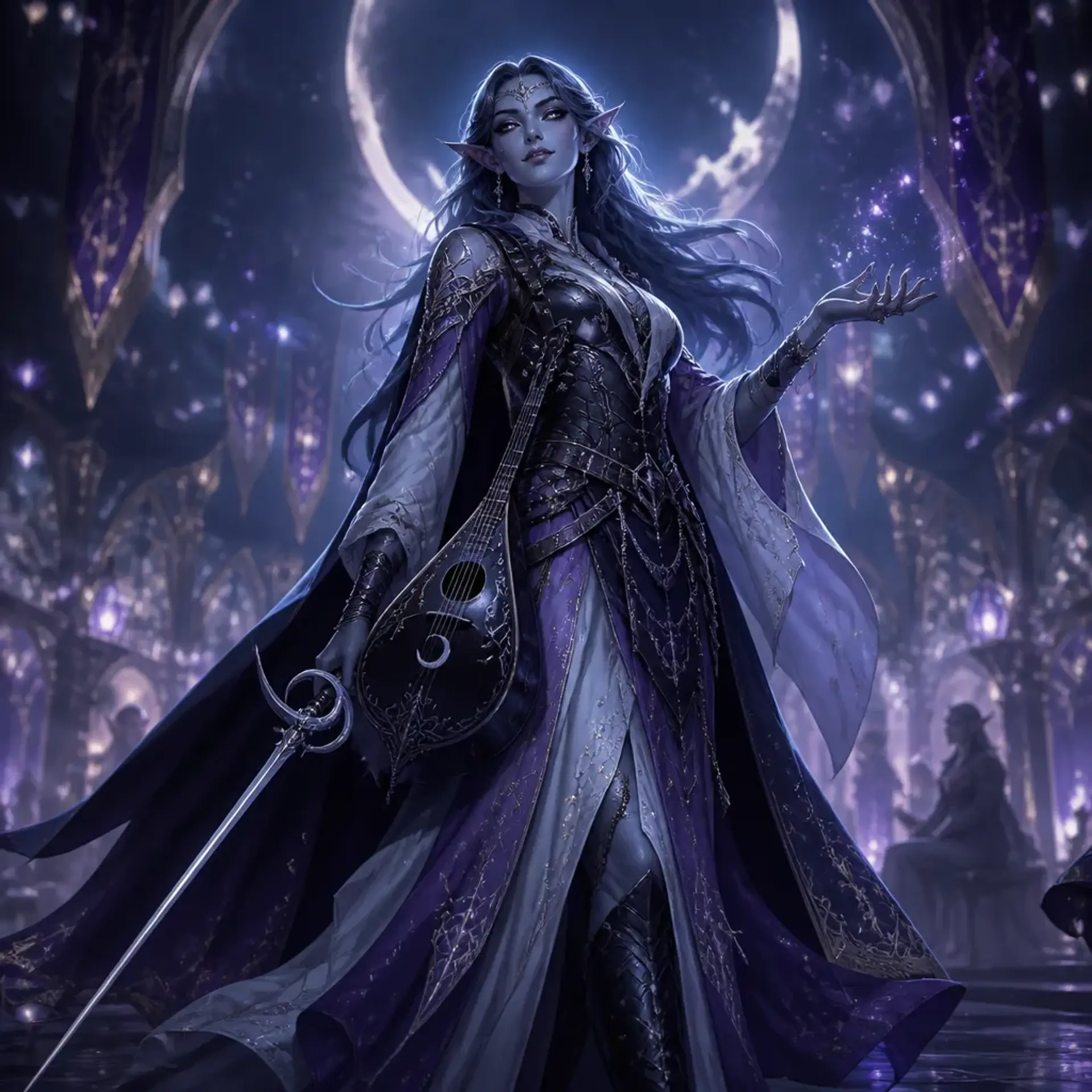 Selena - AI-generated fantasy Character
