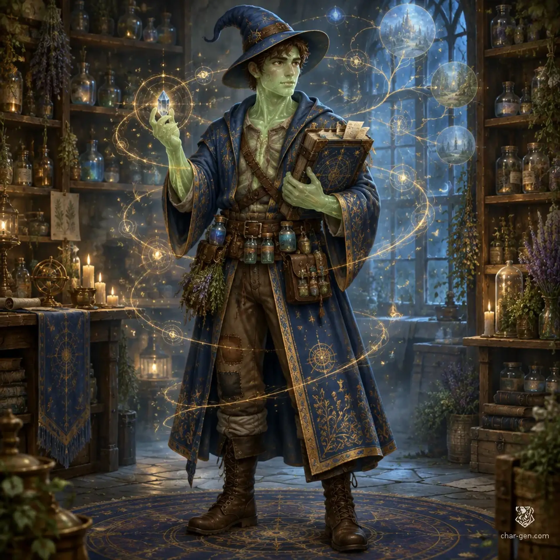 Rorik Quispe - AI-generated fantasy Character