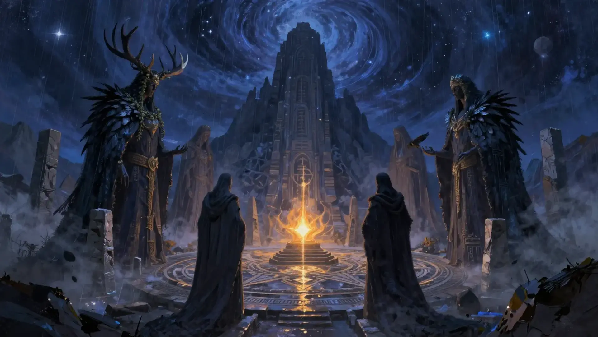 The Old Gods - AI-generated fantasy Pantheon