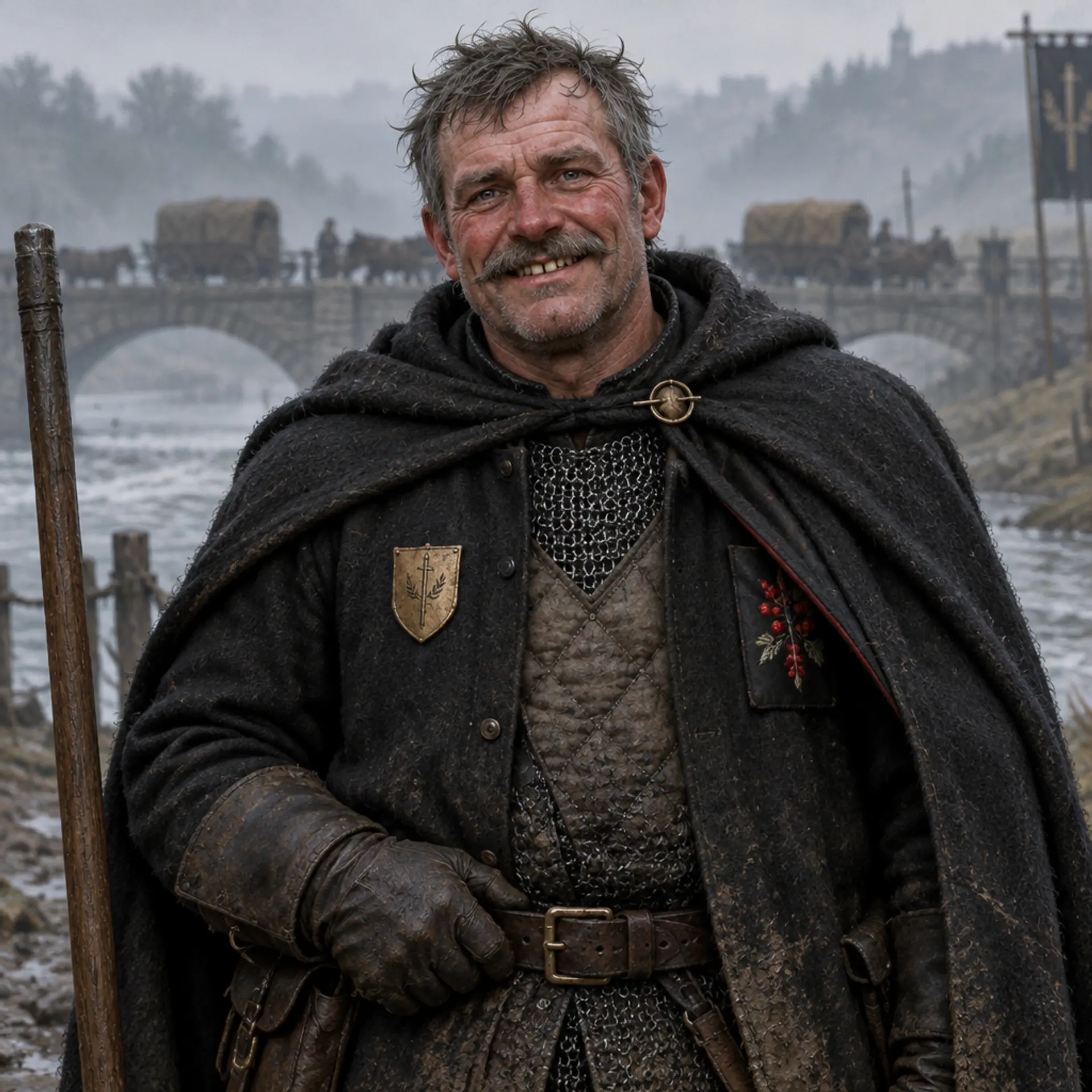 Sergeant Oren Pell - AI-generated fantasy NPC