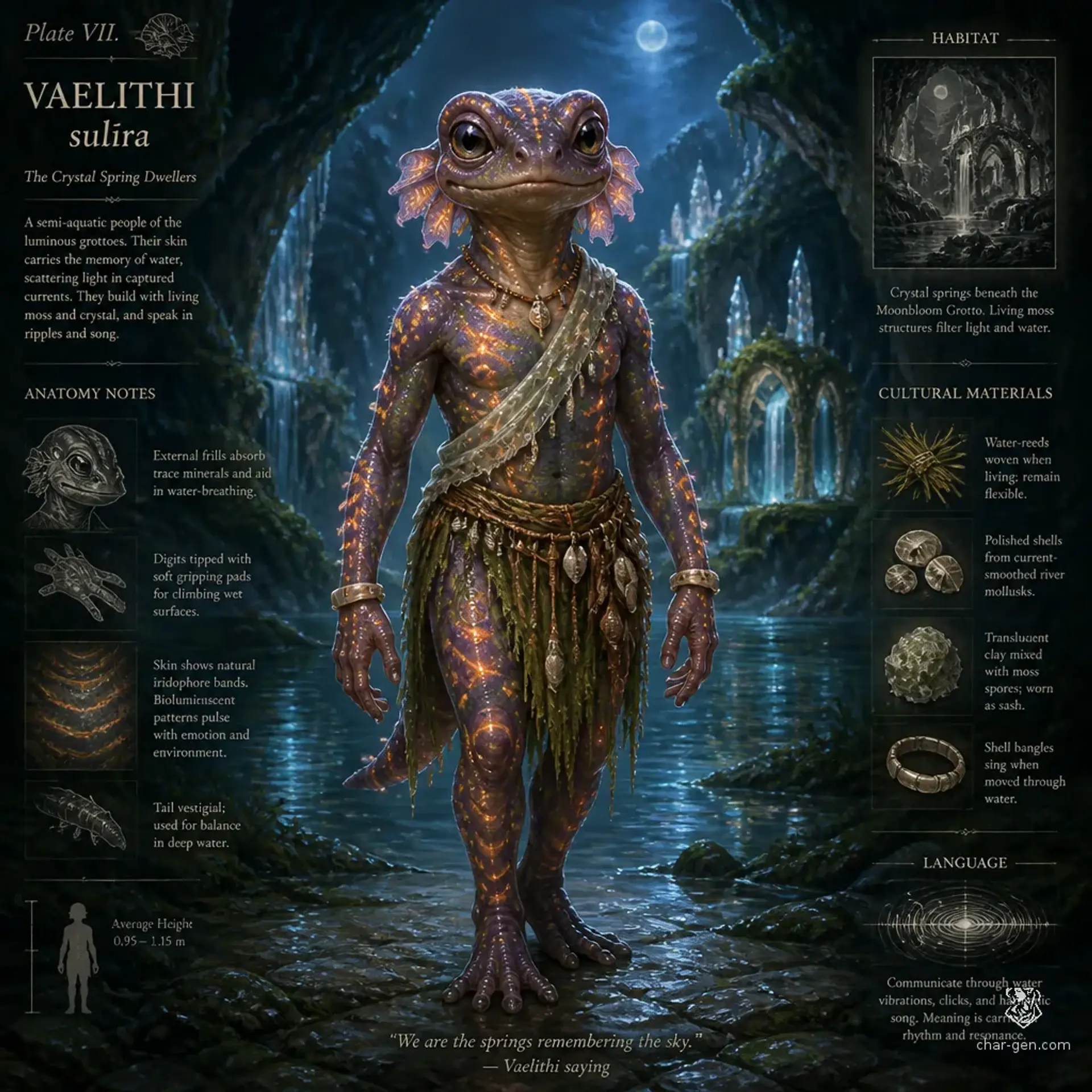Ripplekin - AI-generated fantasy Species