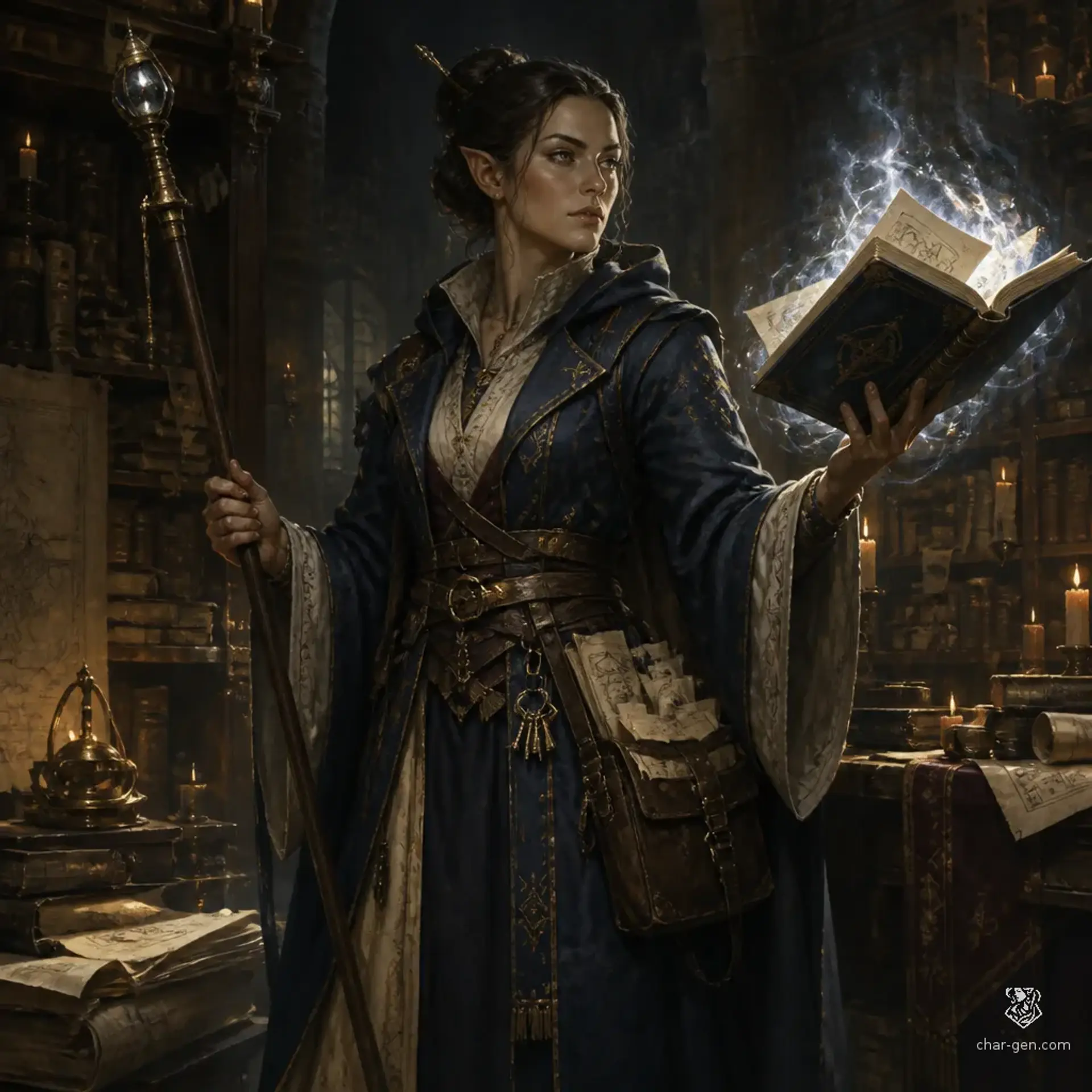 Elowen Vale - AI-generated fantasy Character