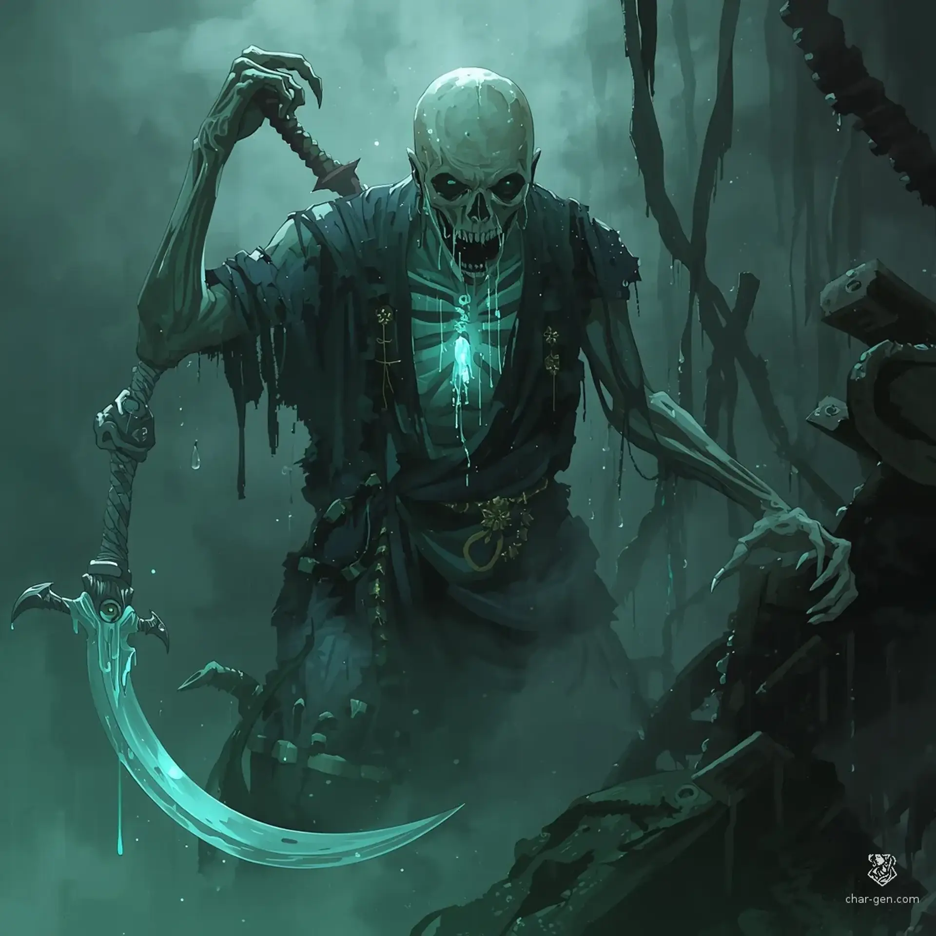 Sea Wraith | Fantasy Monster Generated by CharGen