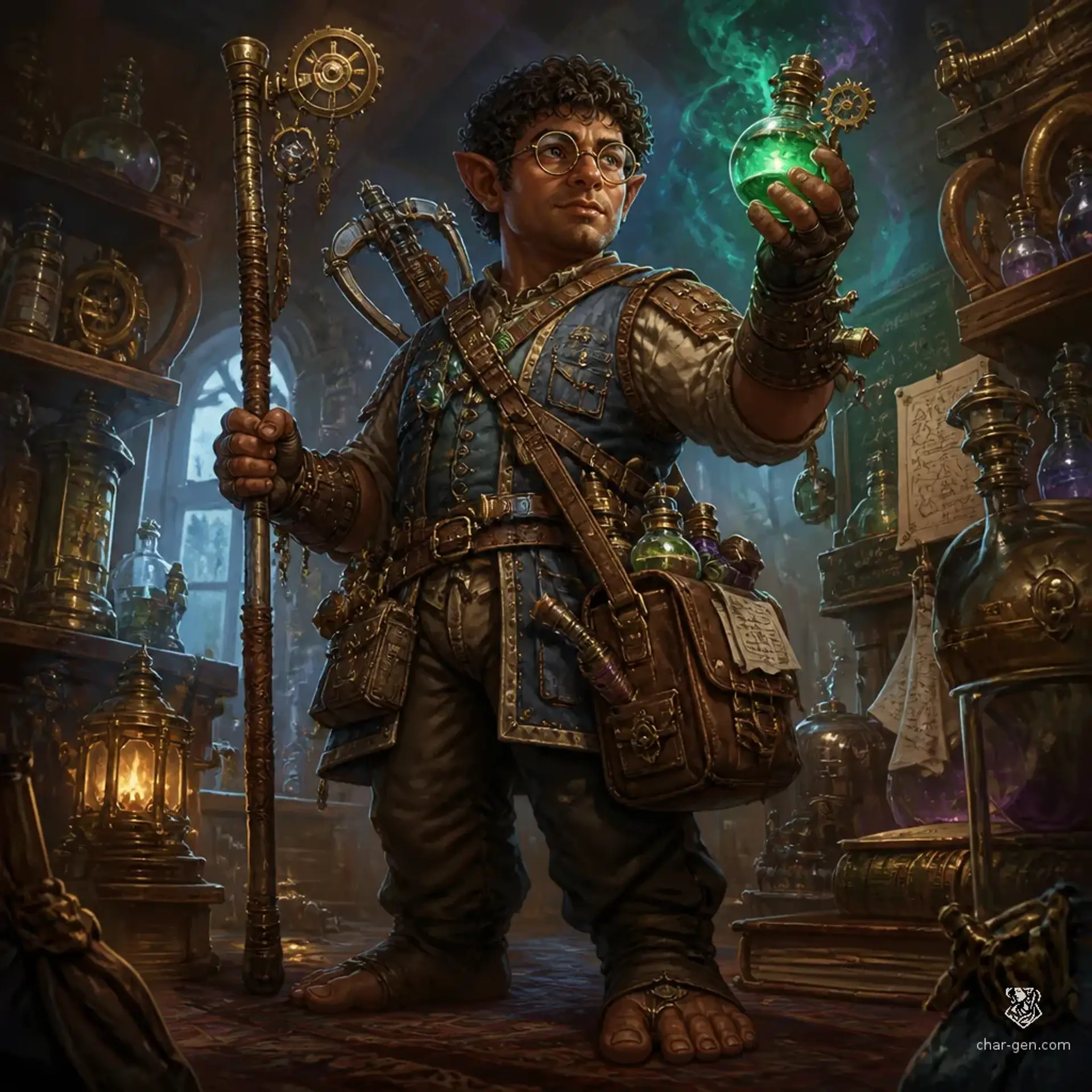 Ander - AI-generated fantasy Character