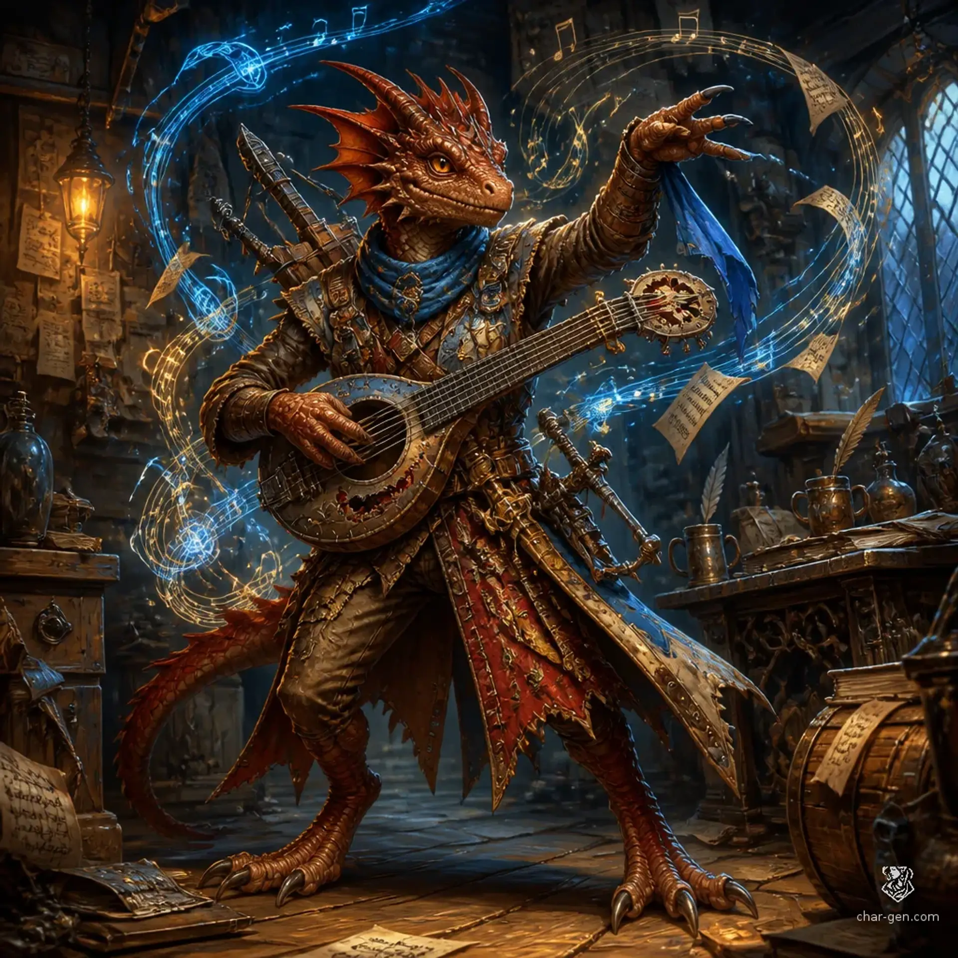 Tack - AI-generated fantasy Character