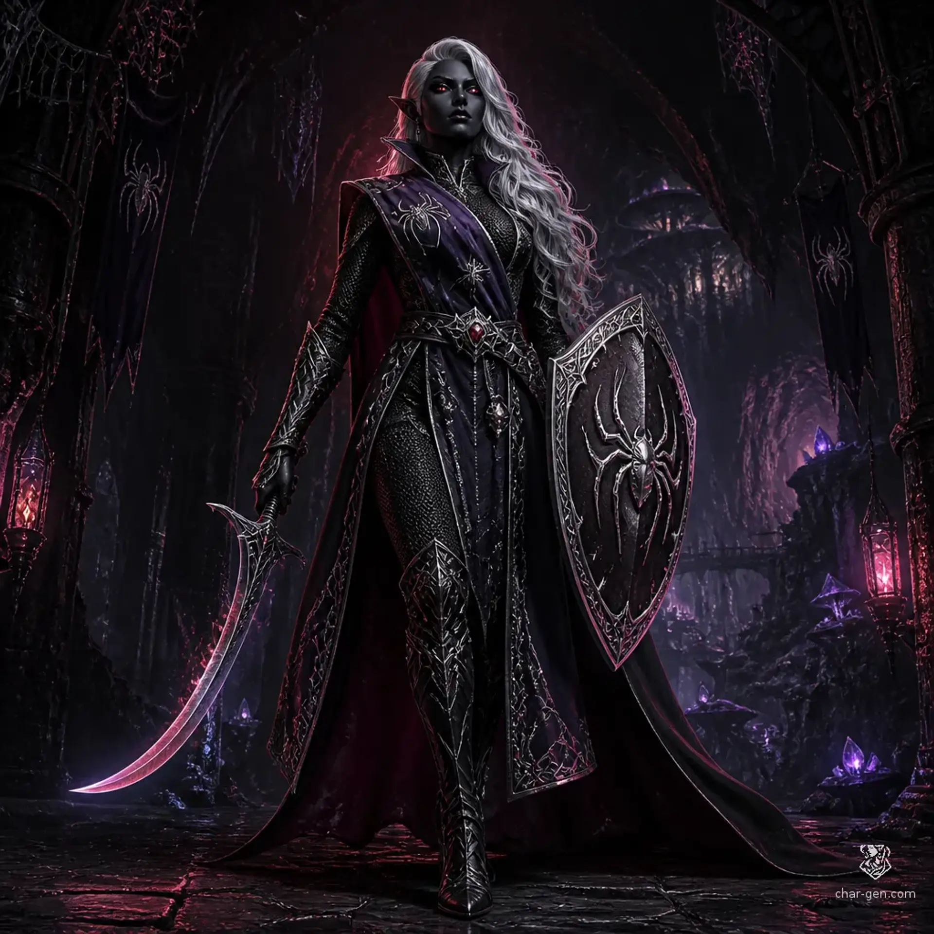 Aurelia Malice - AI-generated fantasy Character