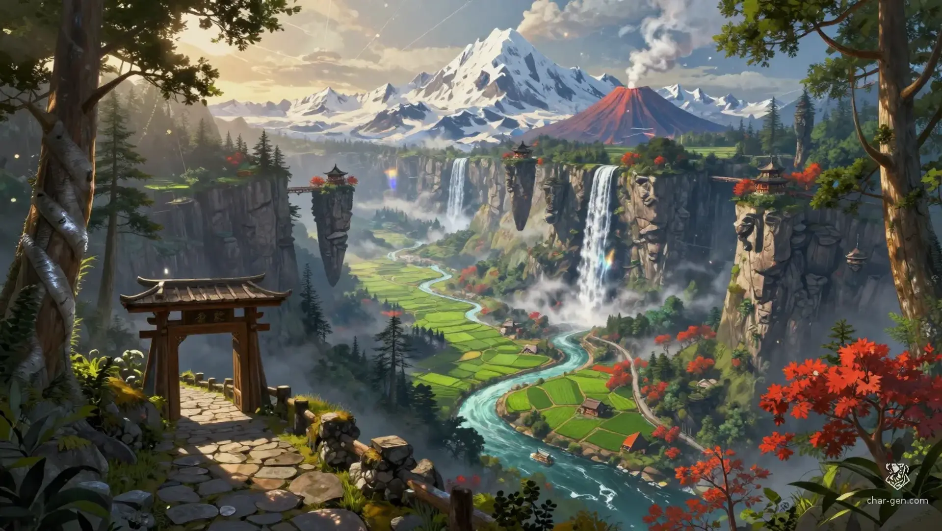 Seirei - AI-generated fantasy Region
