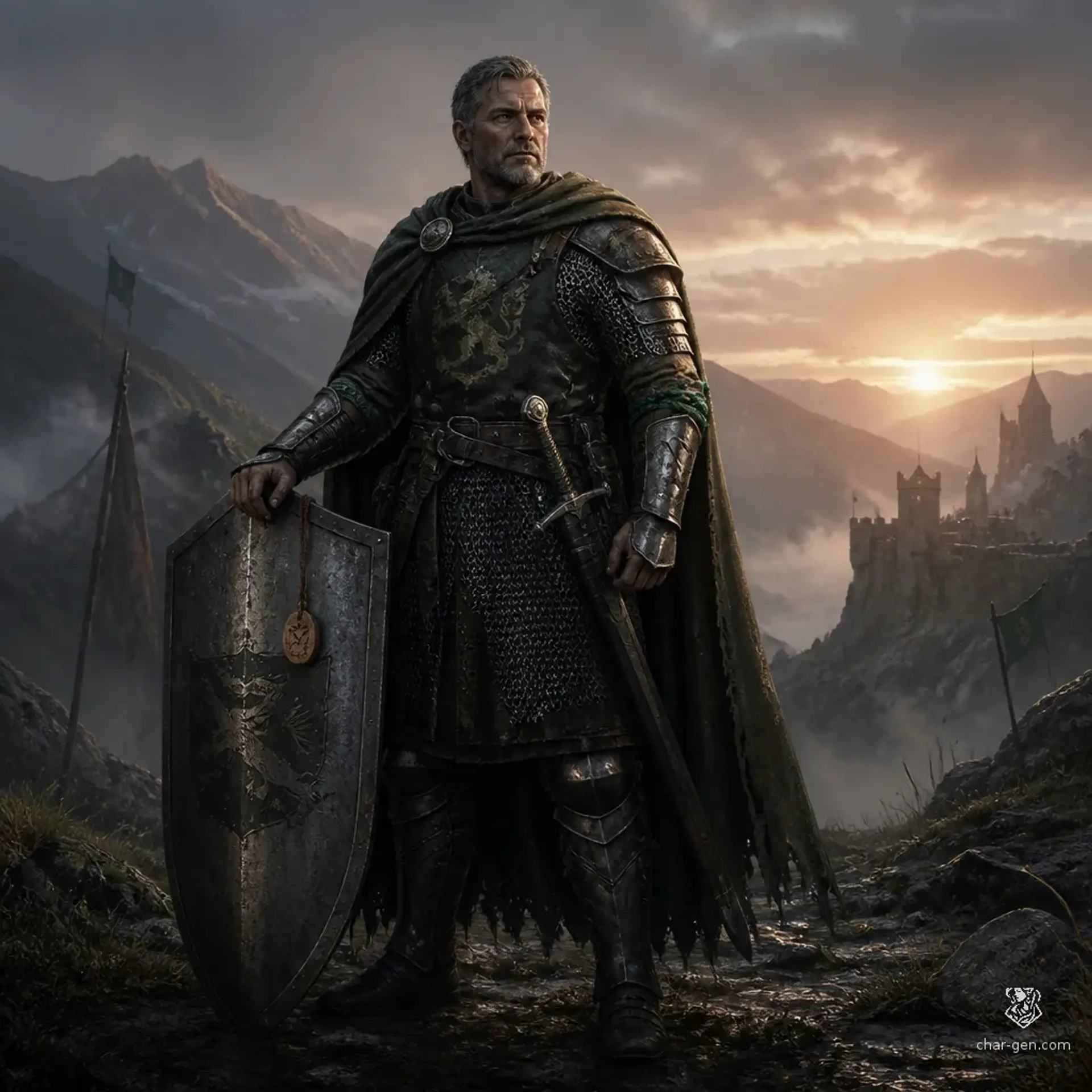 Dresdyn Kincaid - AI-generated fantasy Character