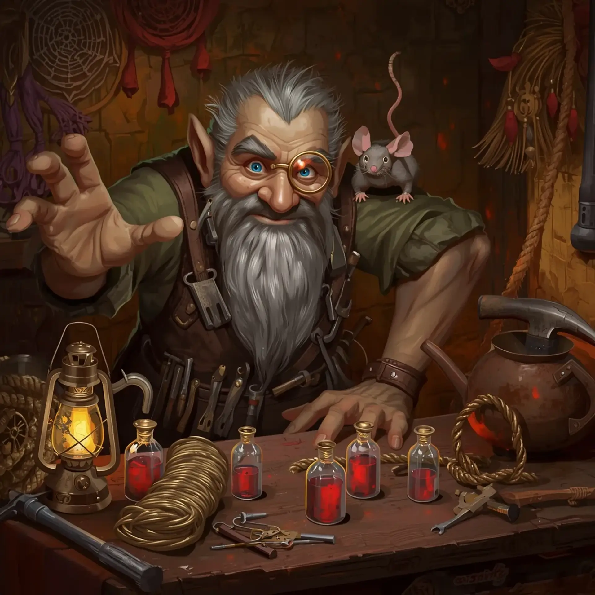 The Odd and Ordinary - AI-generated fantasy Shop