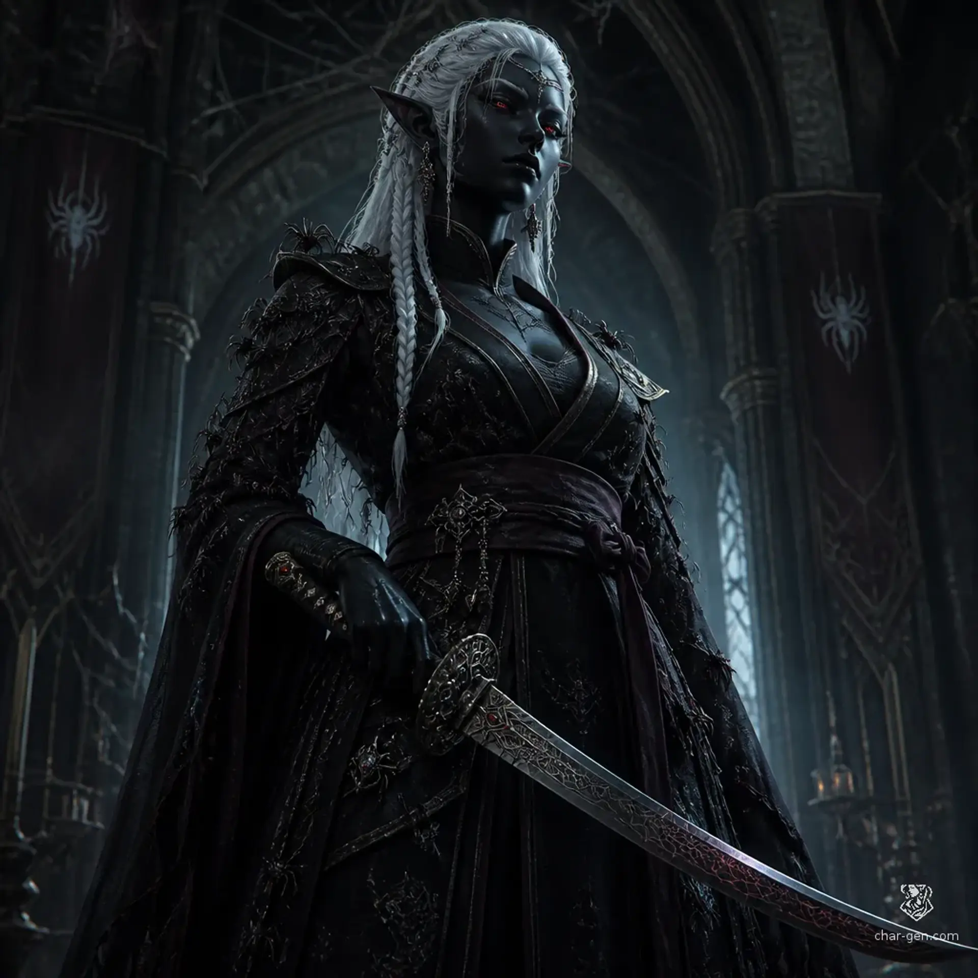 Aurelia Malice - AI-generated fantasy Character