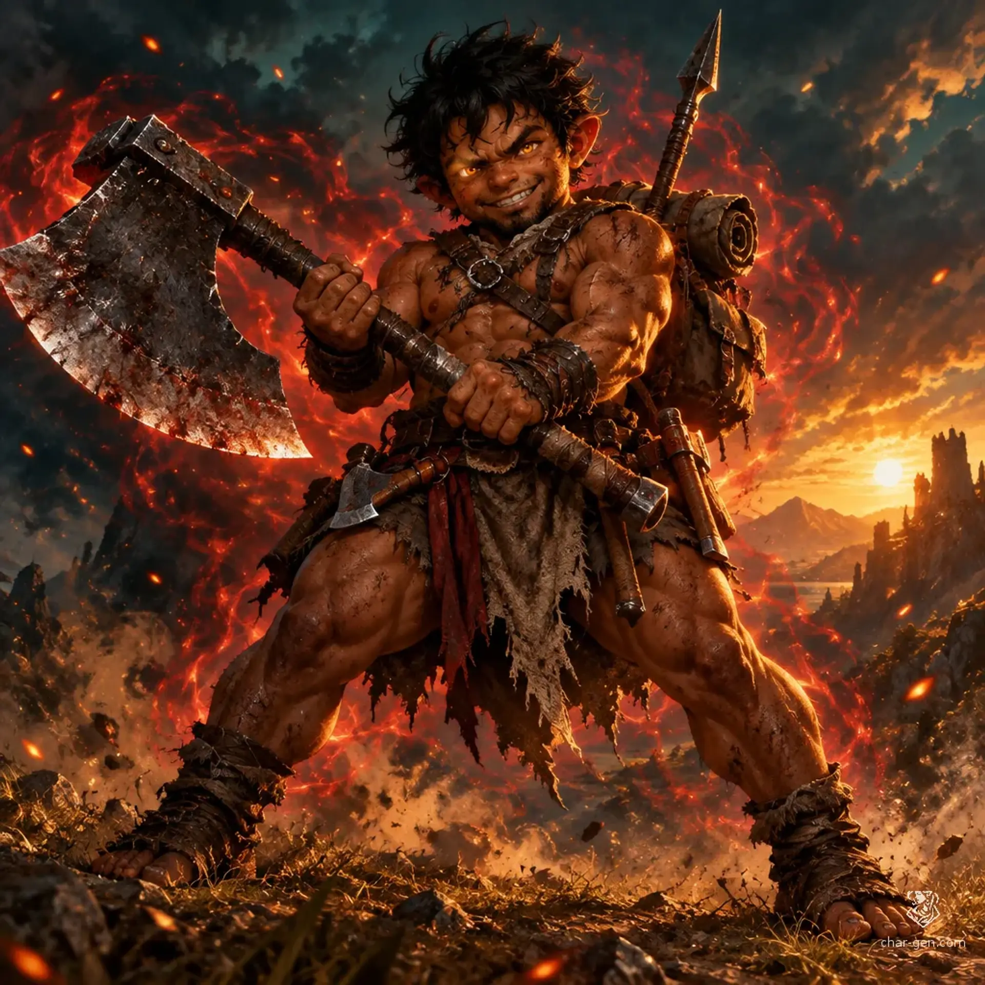 Riola Fiala - AI-generated fantasy Character