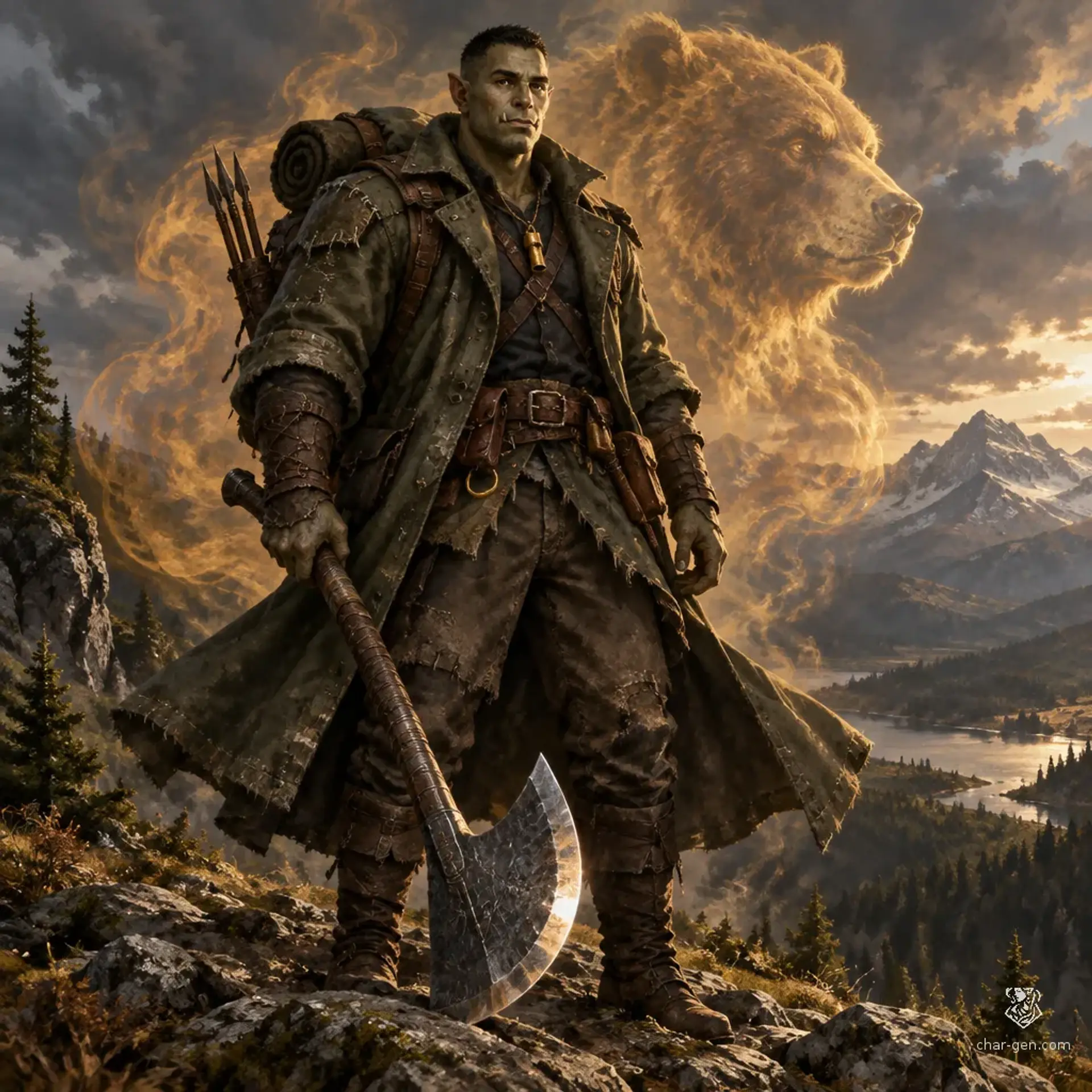 Nord - AI-generated fantasy Character
