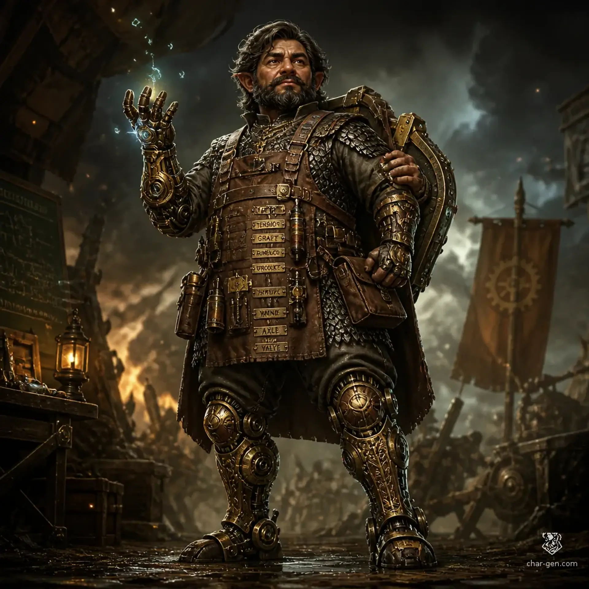 Mekki Vartanen - AI-generated fantasy Character