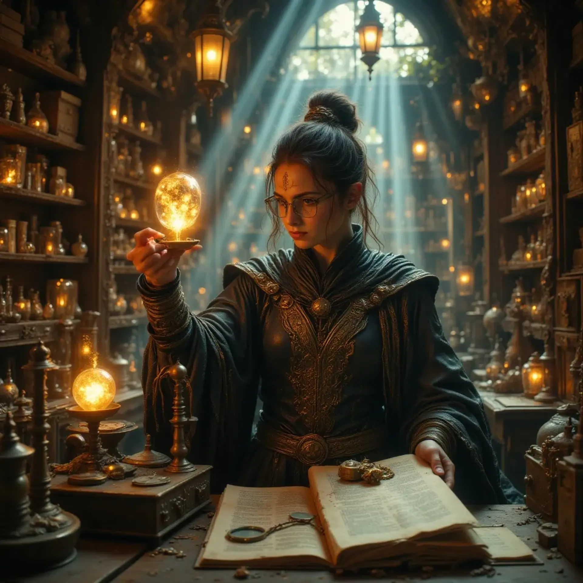 The Bright Shop - AI-generated fantasy Shop