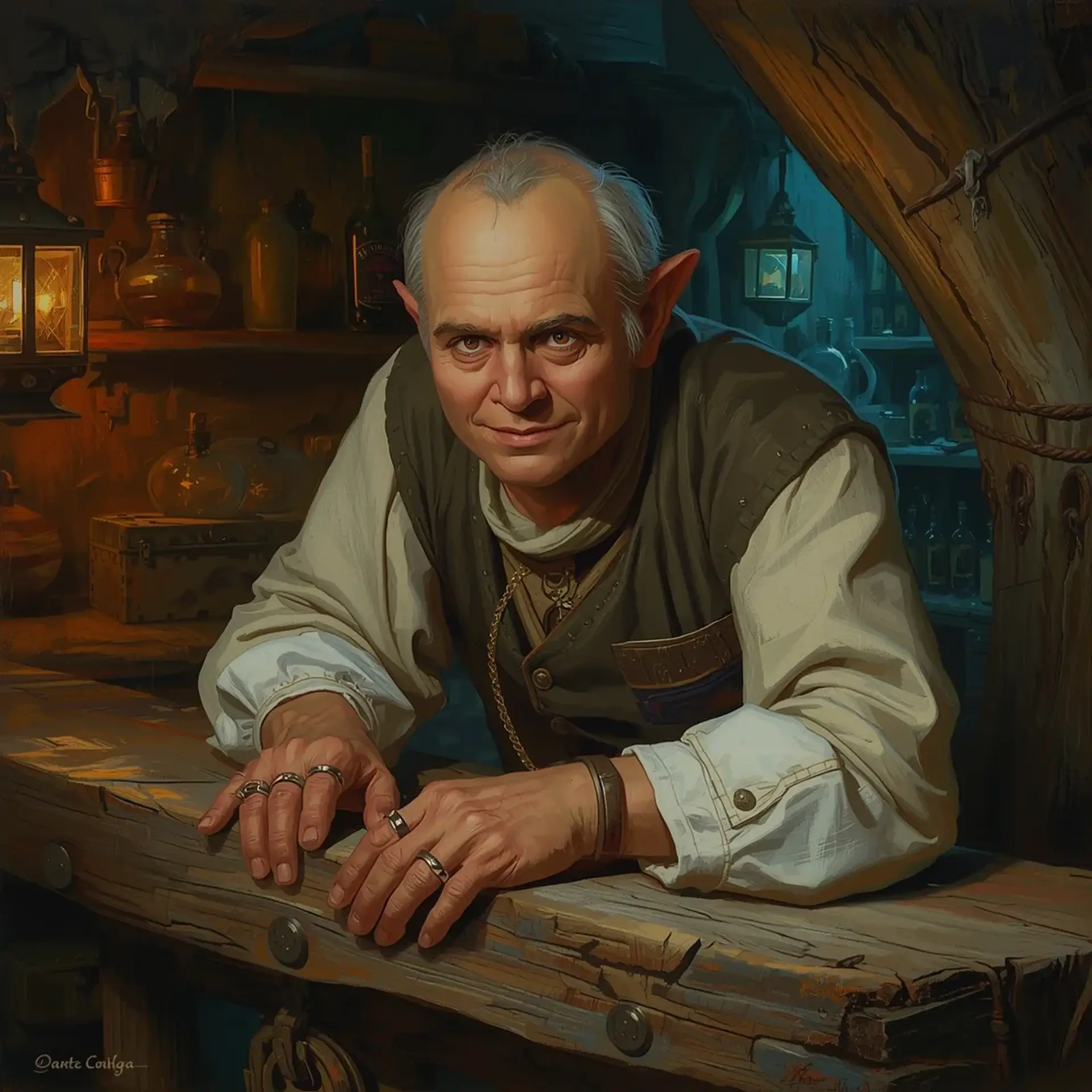 Goret Nightfoot - AI-generated fantasy NPC