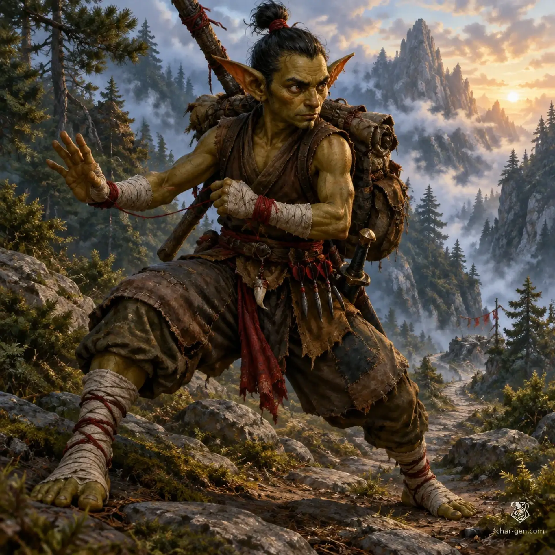 Kikto - AI-generated fantasy Character