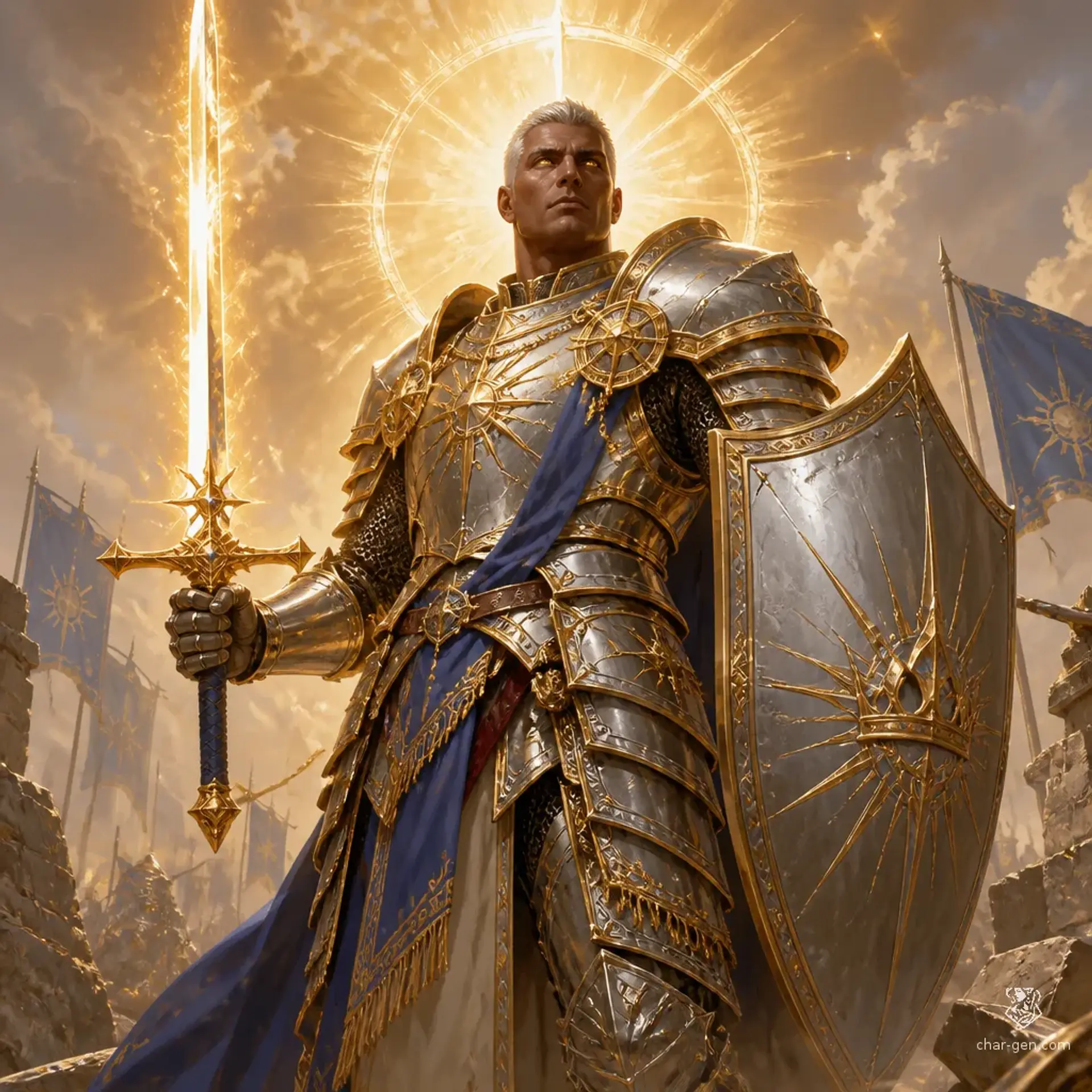 Adalvani Hevas - AI-generated fantasy Character