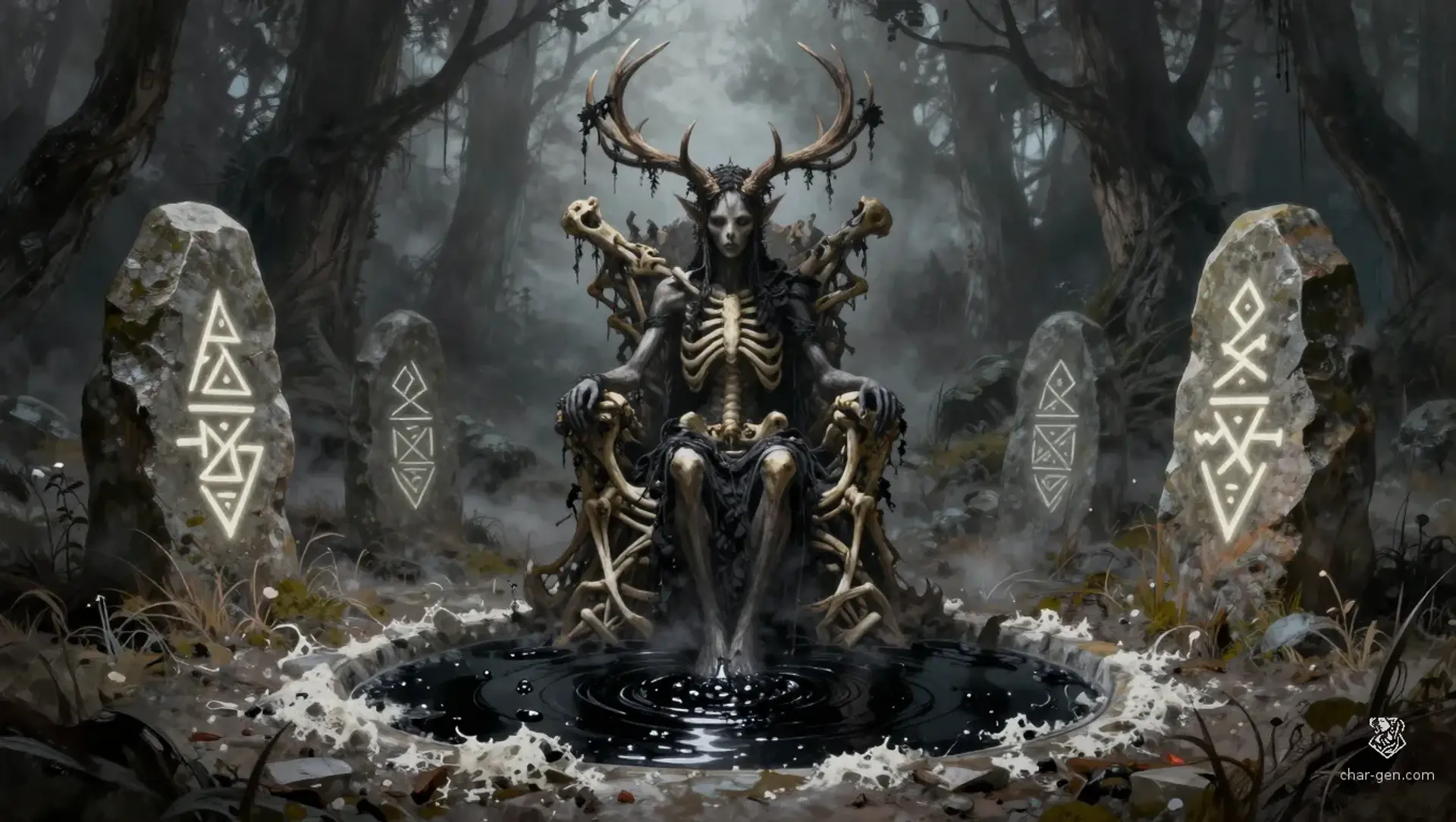 The Carrion Prince's Symphony - AI-generated fantasy Puzzle