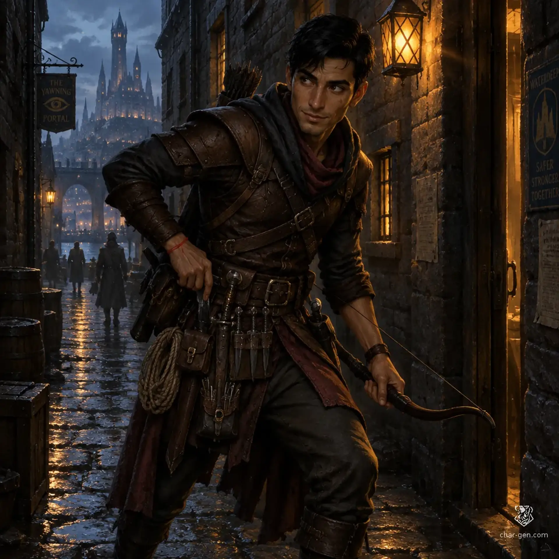 Kertag Vezik - AI-generated fantasy Character