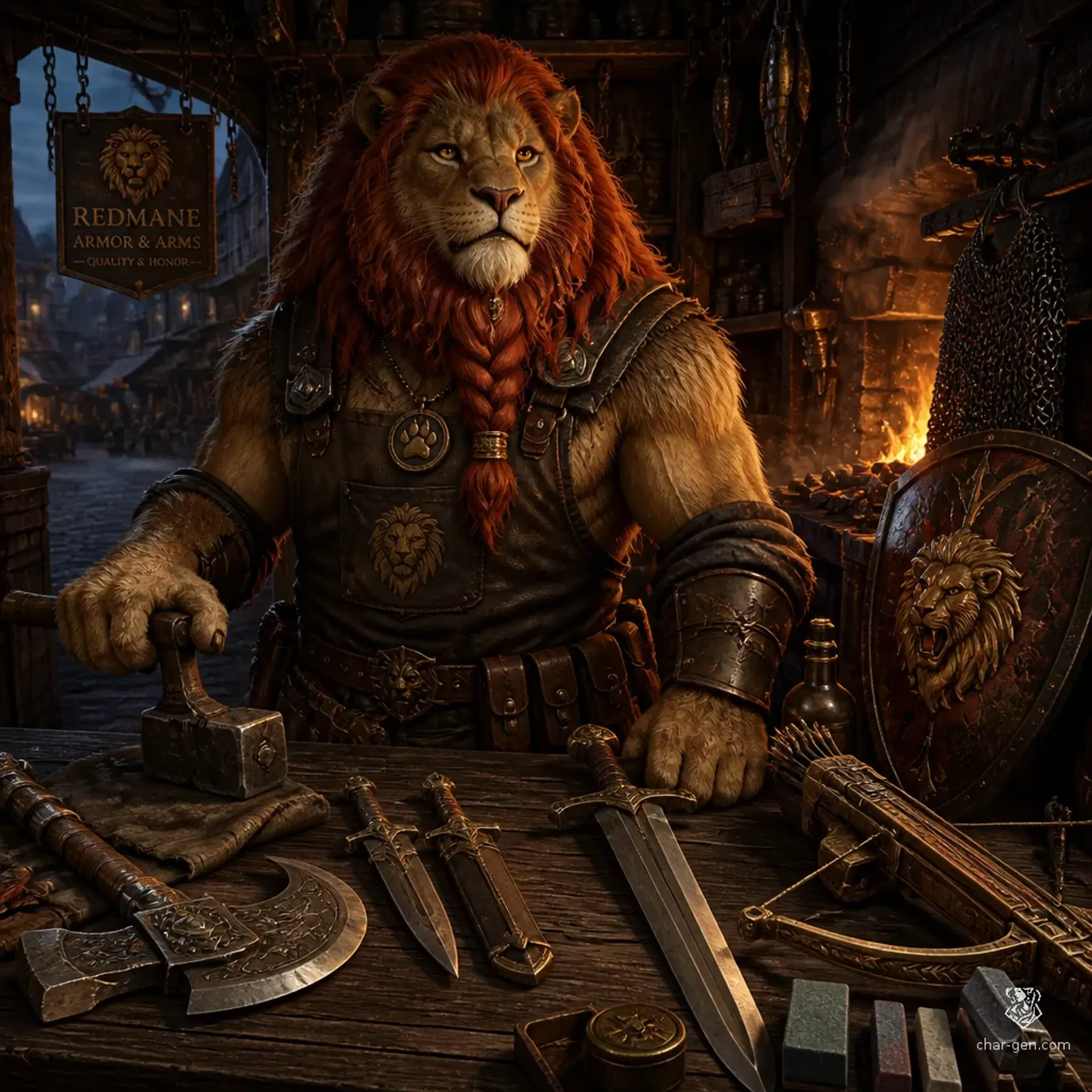 The Gilded Paw Forge