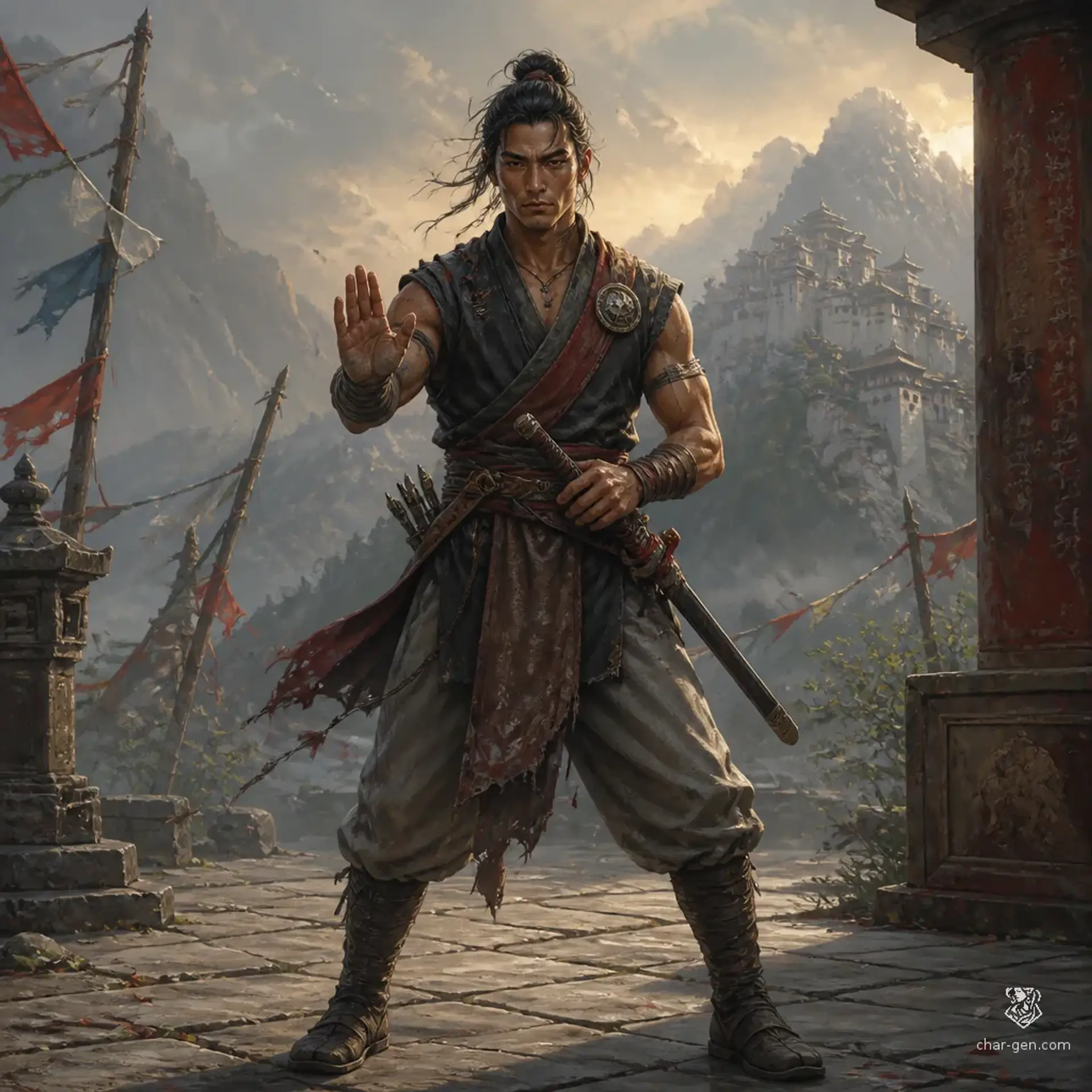 Kieri - AI-generated fantasy Character