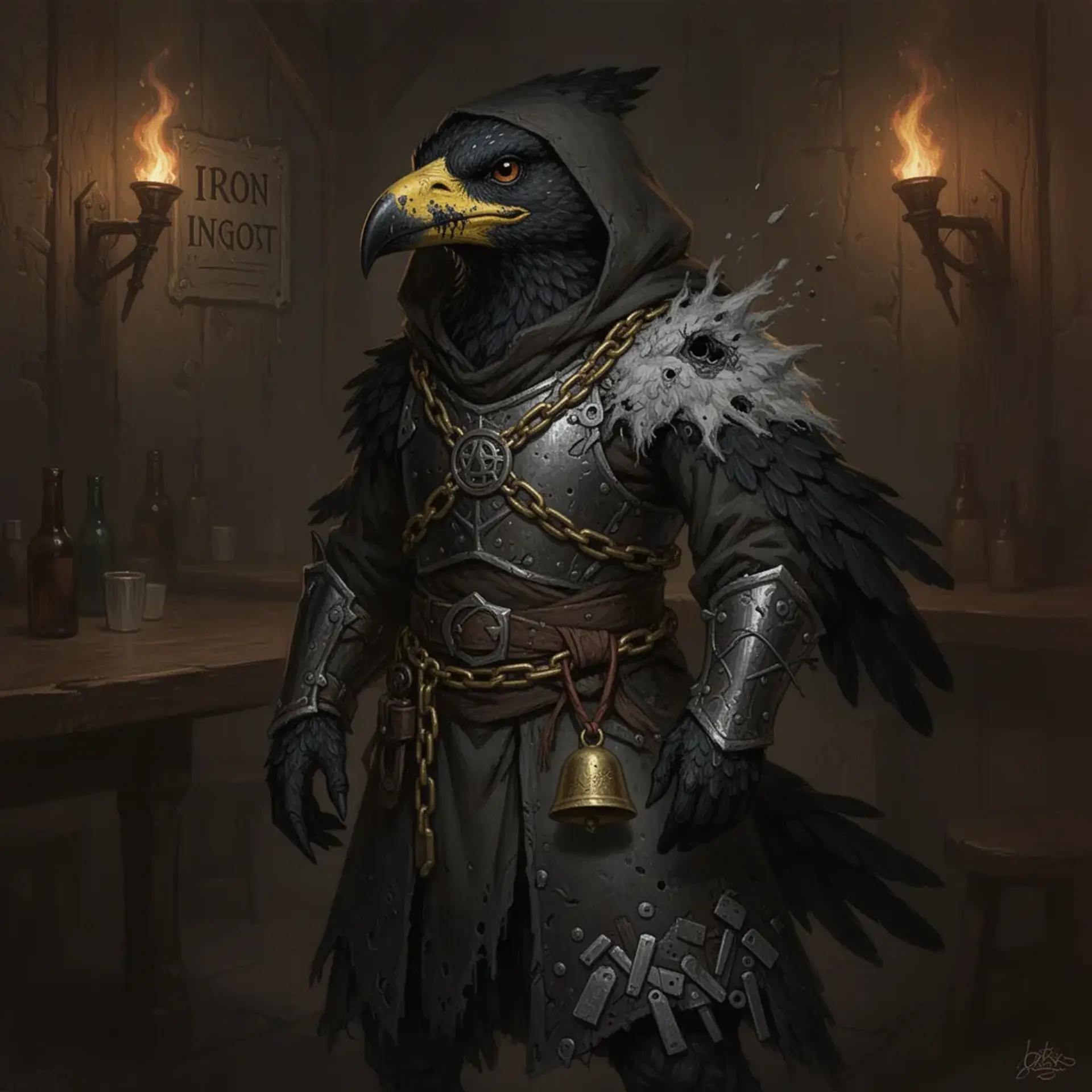 Ky'krell of the Whispered Ingot - AI-generated fantasy NPC