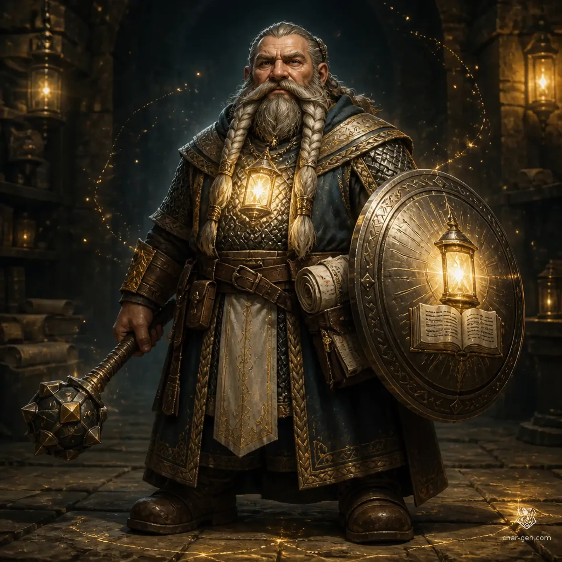 Gibbs - AI-generated fantasy Character