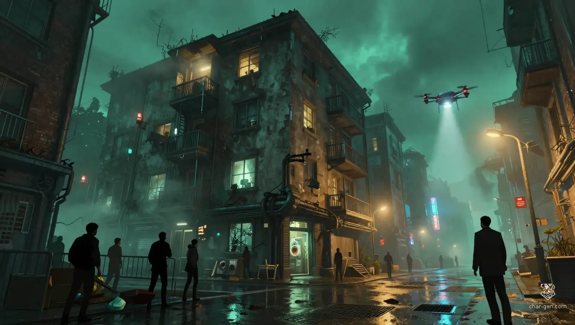 Dead Light on Alder Row - AI-generated fantasy Quest