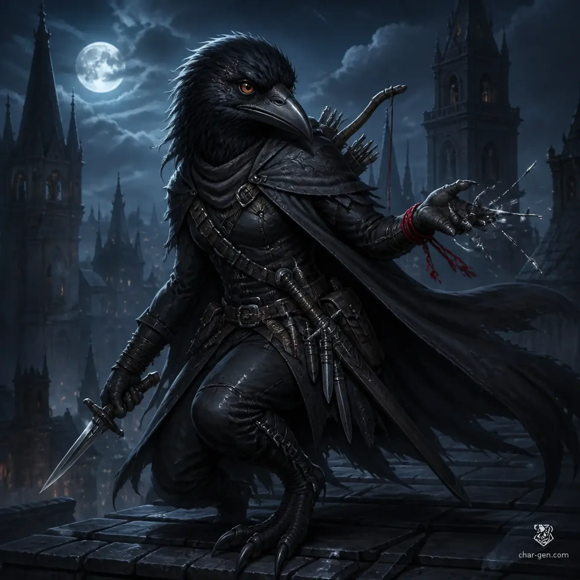 Deruma - AI-generated fantasy Character