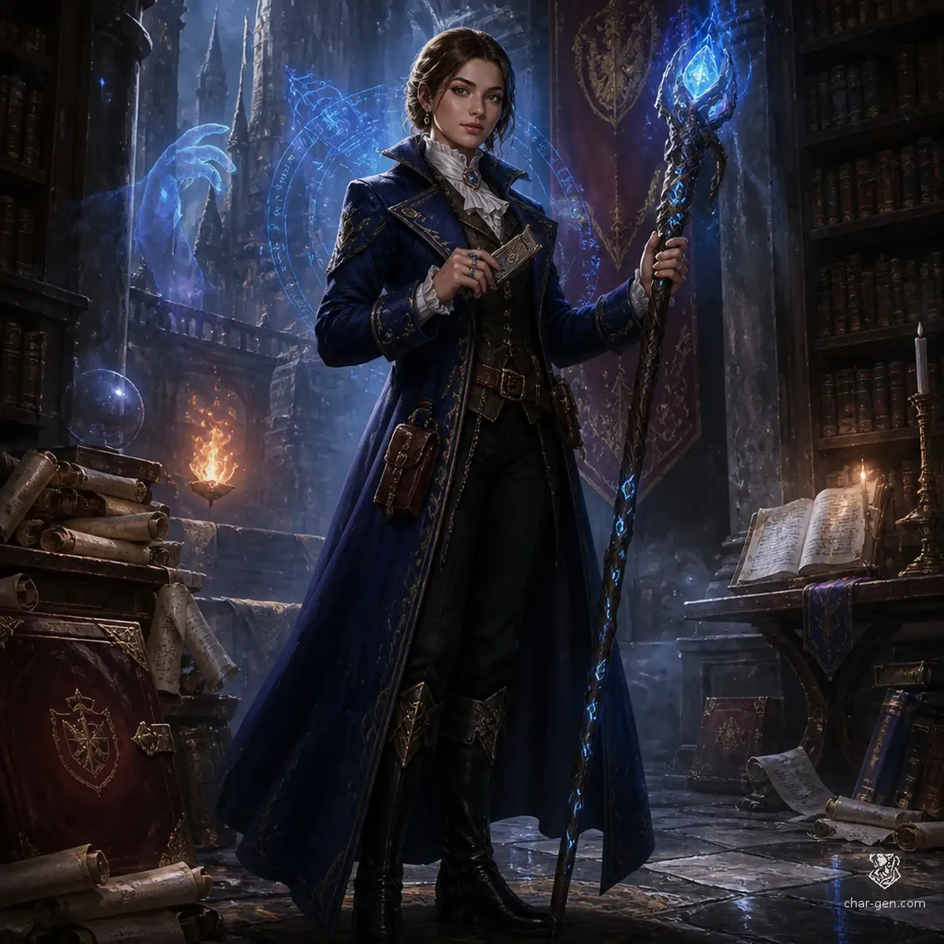 Mia - AI-generated fantasy Character