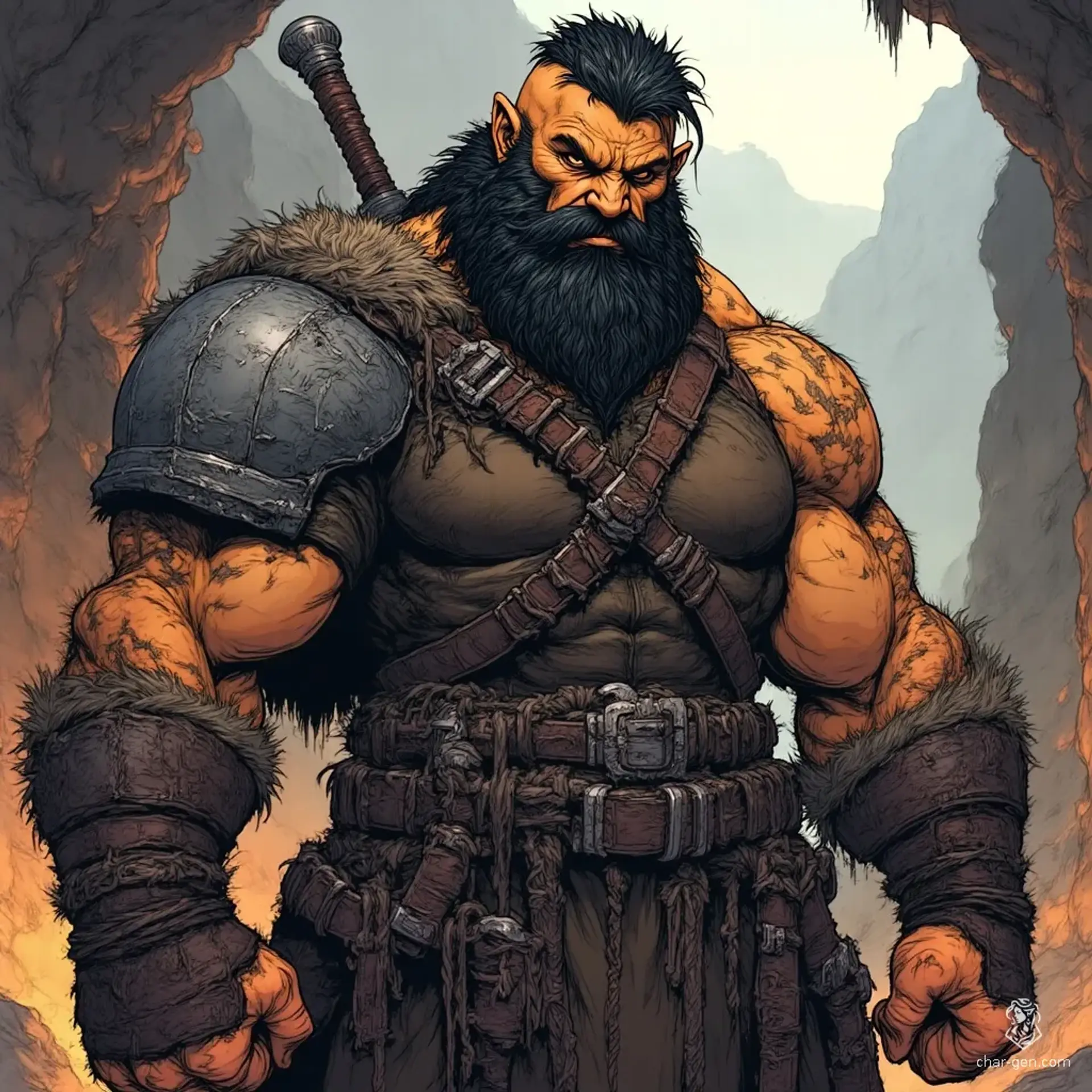 Torvald Ironbrand - AI-generated fantasy NPC