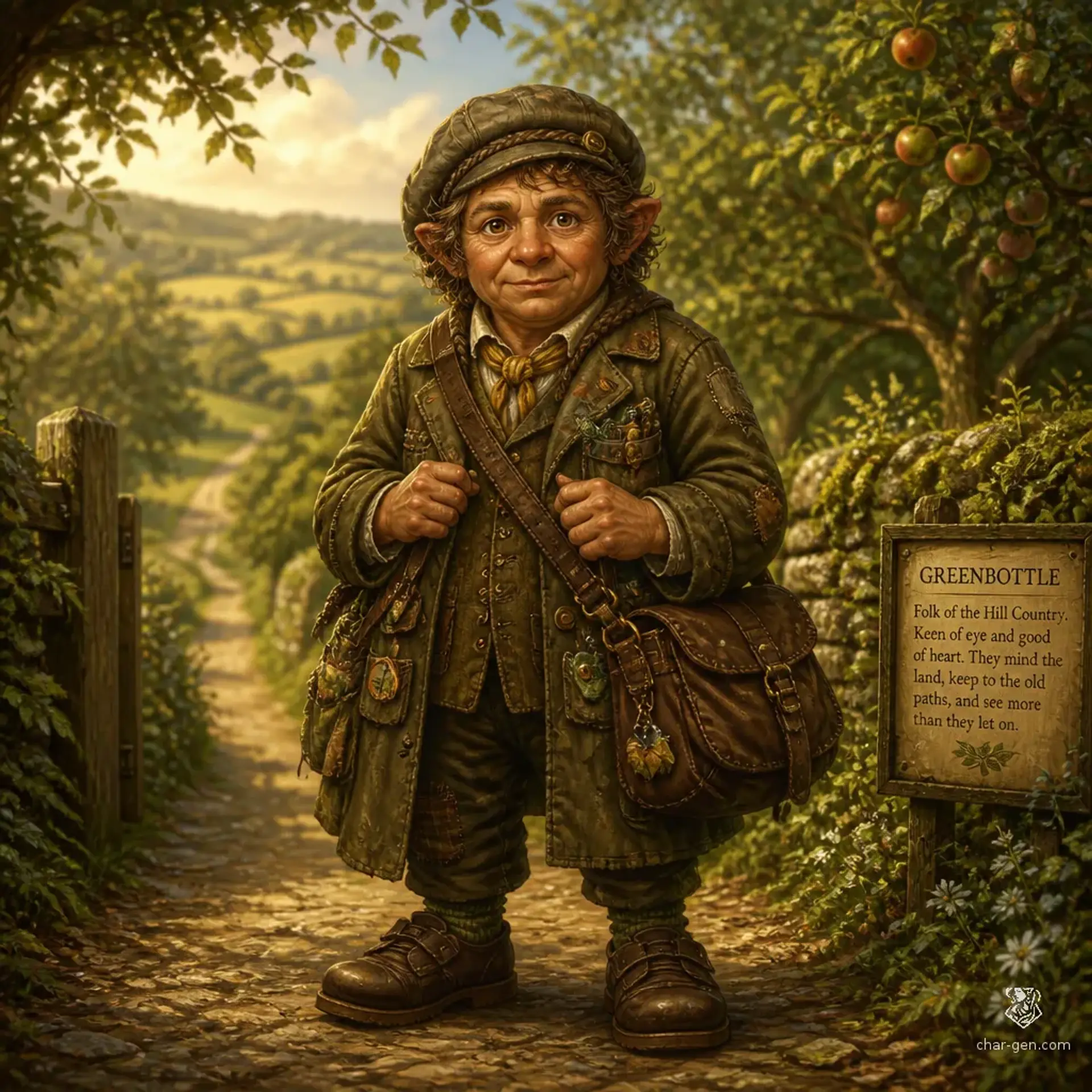 Greenbottle Wayfarers - AI-generated fantasy Species