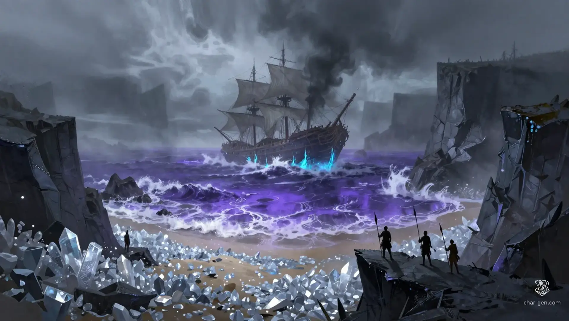 The Tide of Dreams - AI-generated fantasy Quest