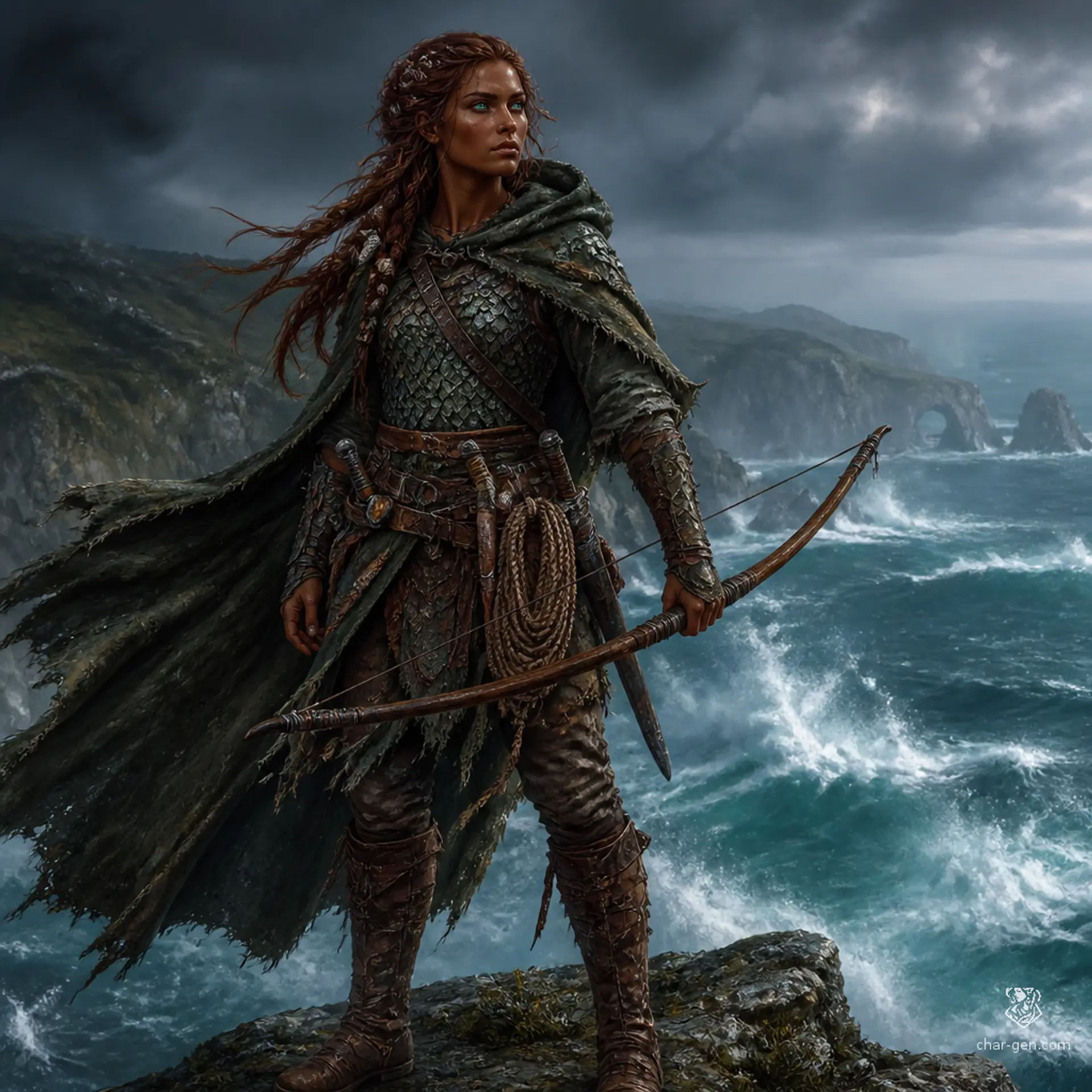 Elara Vane - AI-generated fantasy Character