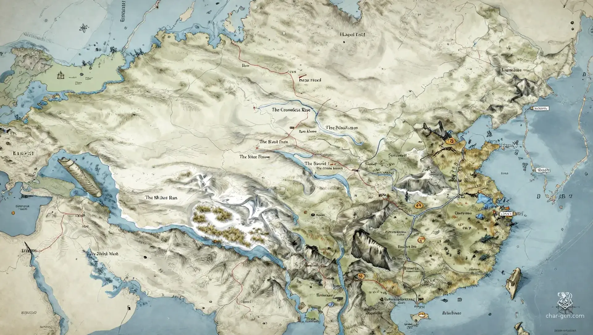 Kargel - AI-generated fantasy Region