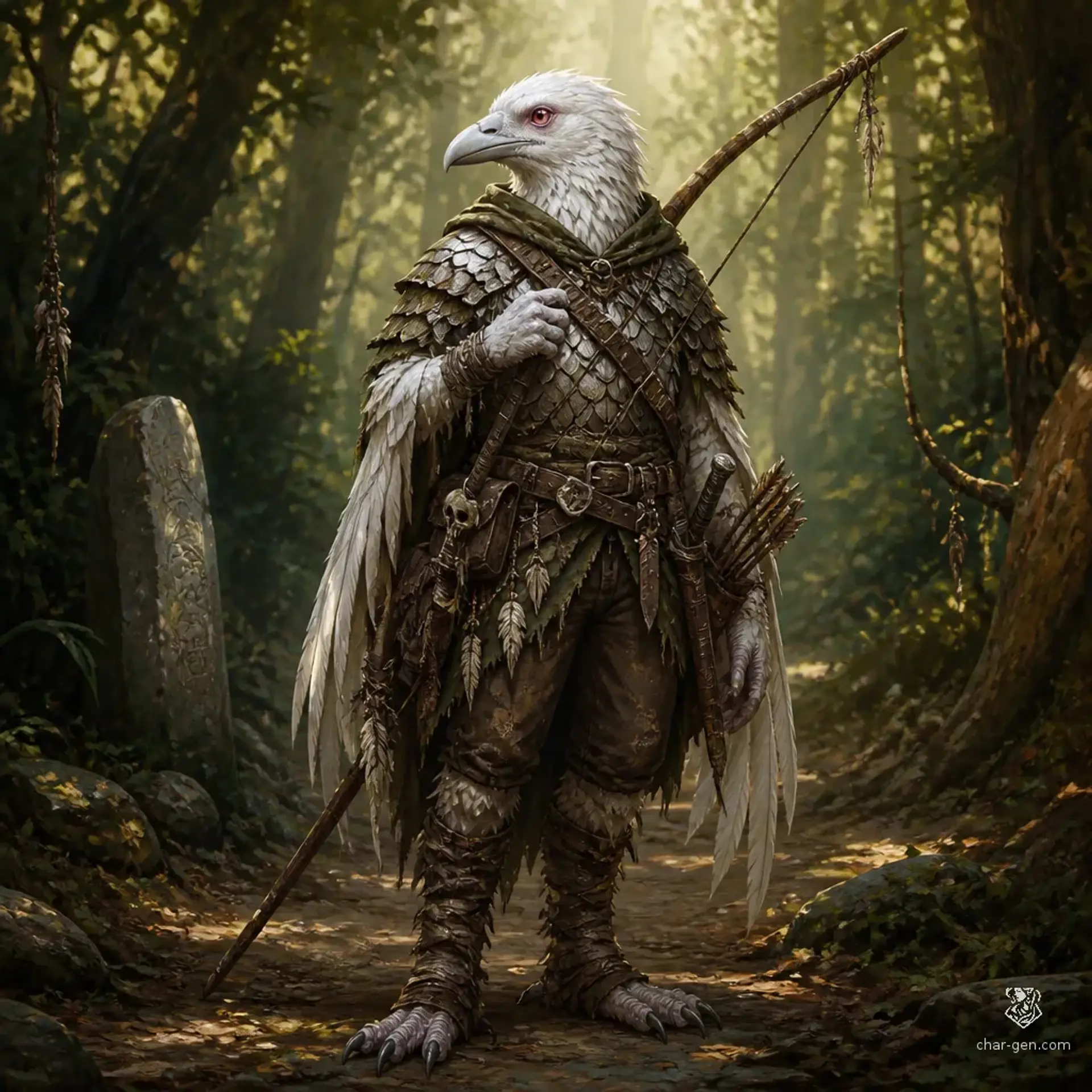 Icen - AI-generated fantasy Character