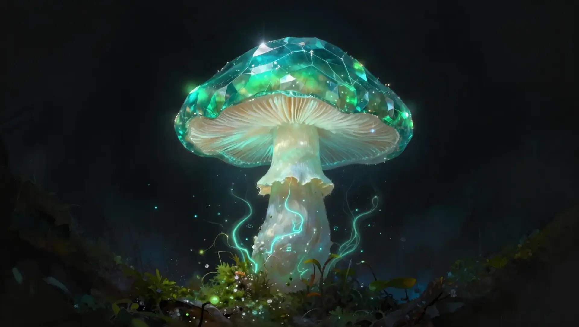 Crystalized Mushroom