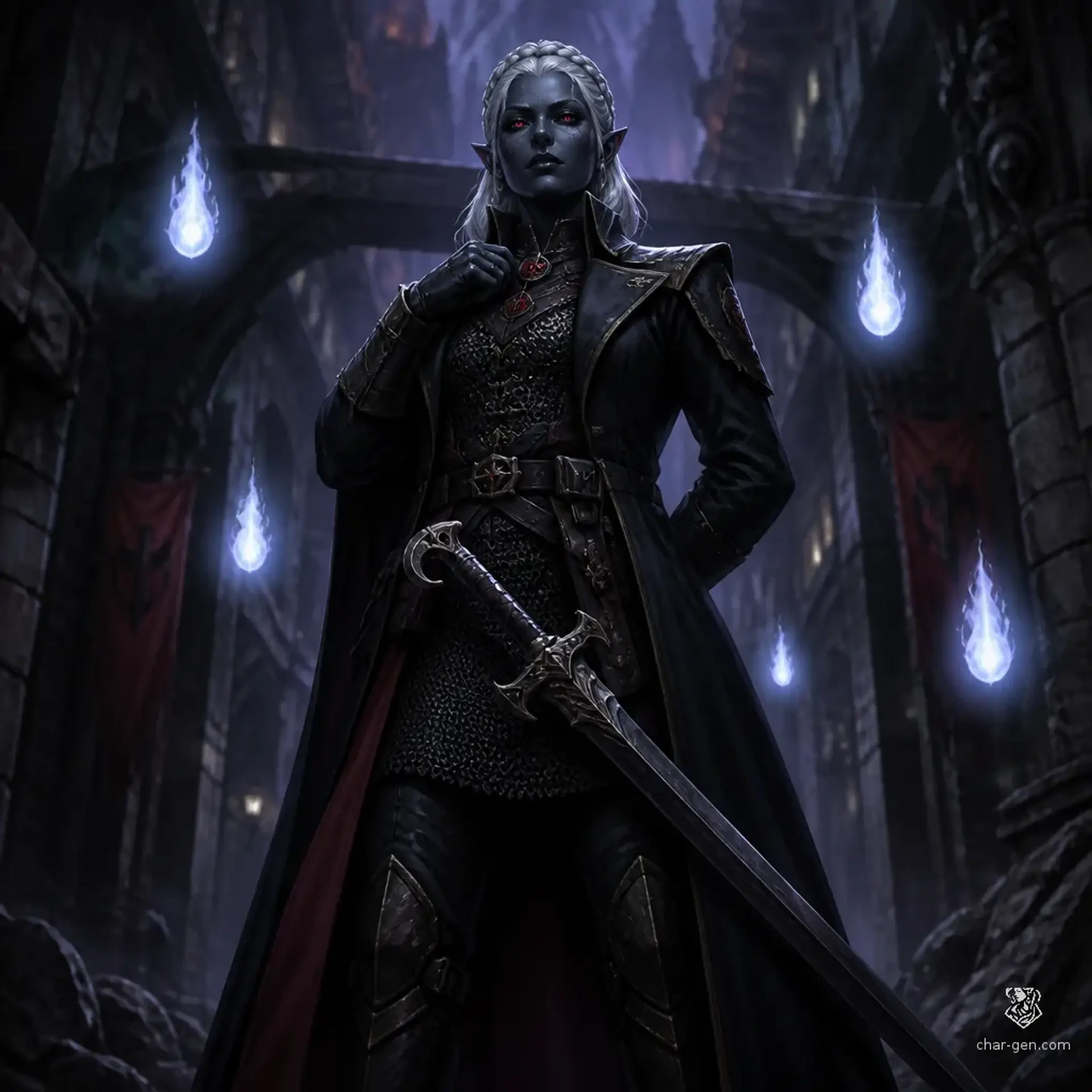 Aurelia Malice - AI-generated fantasy Character