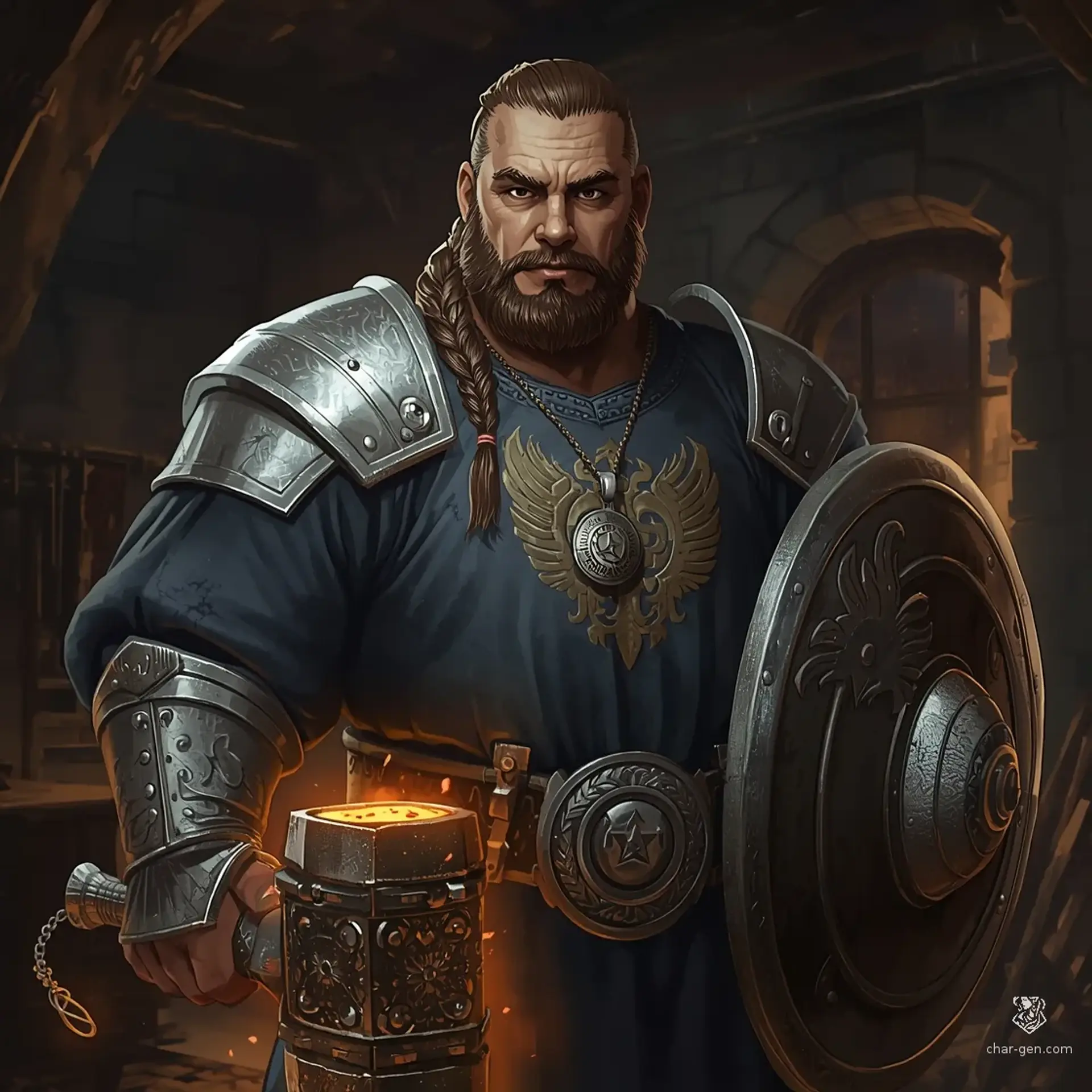 Gerald - AI-generated fantasy Character