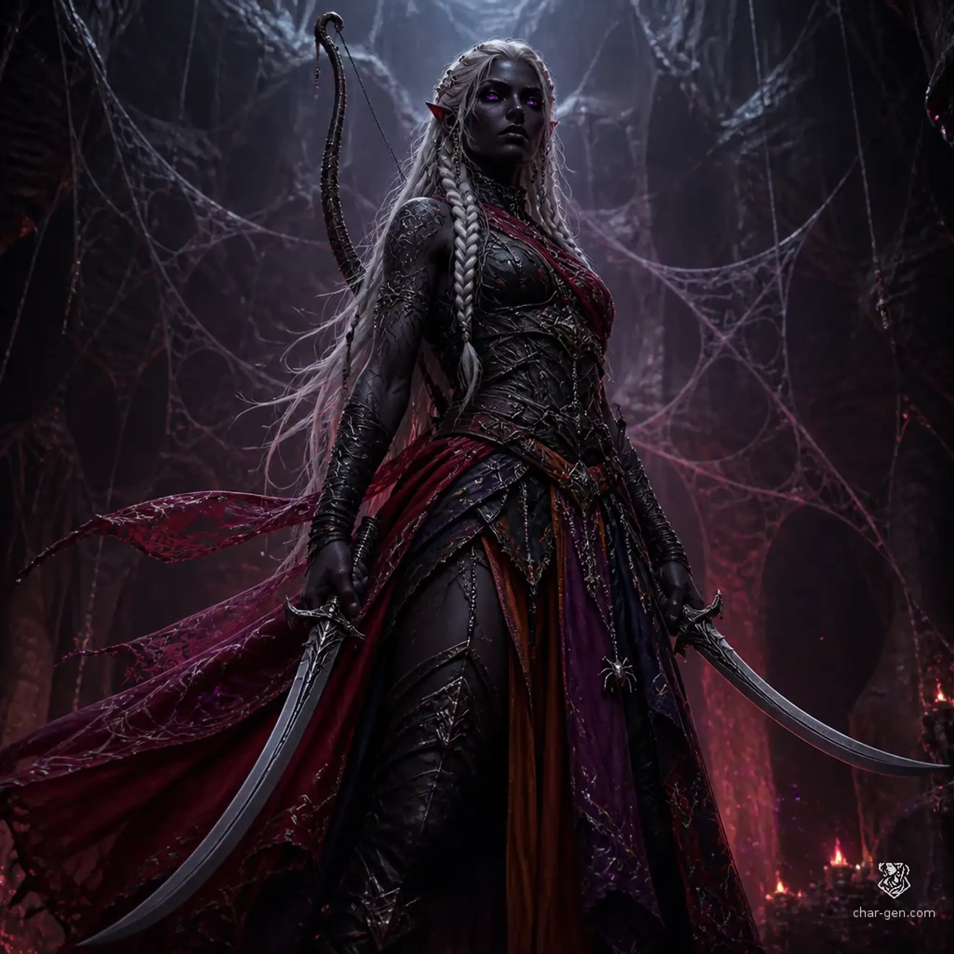 Malice Savaari - AI-generated fantasy Character