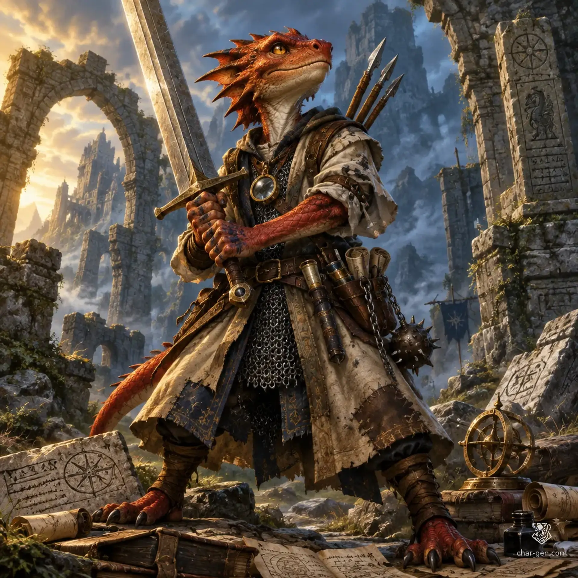 Kratch - AI-generated fantasy Character