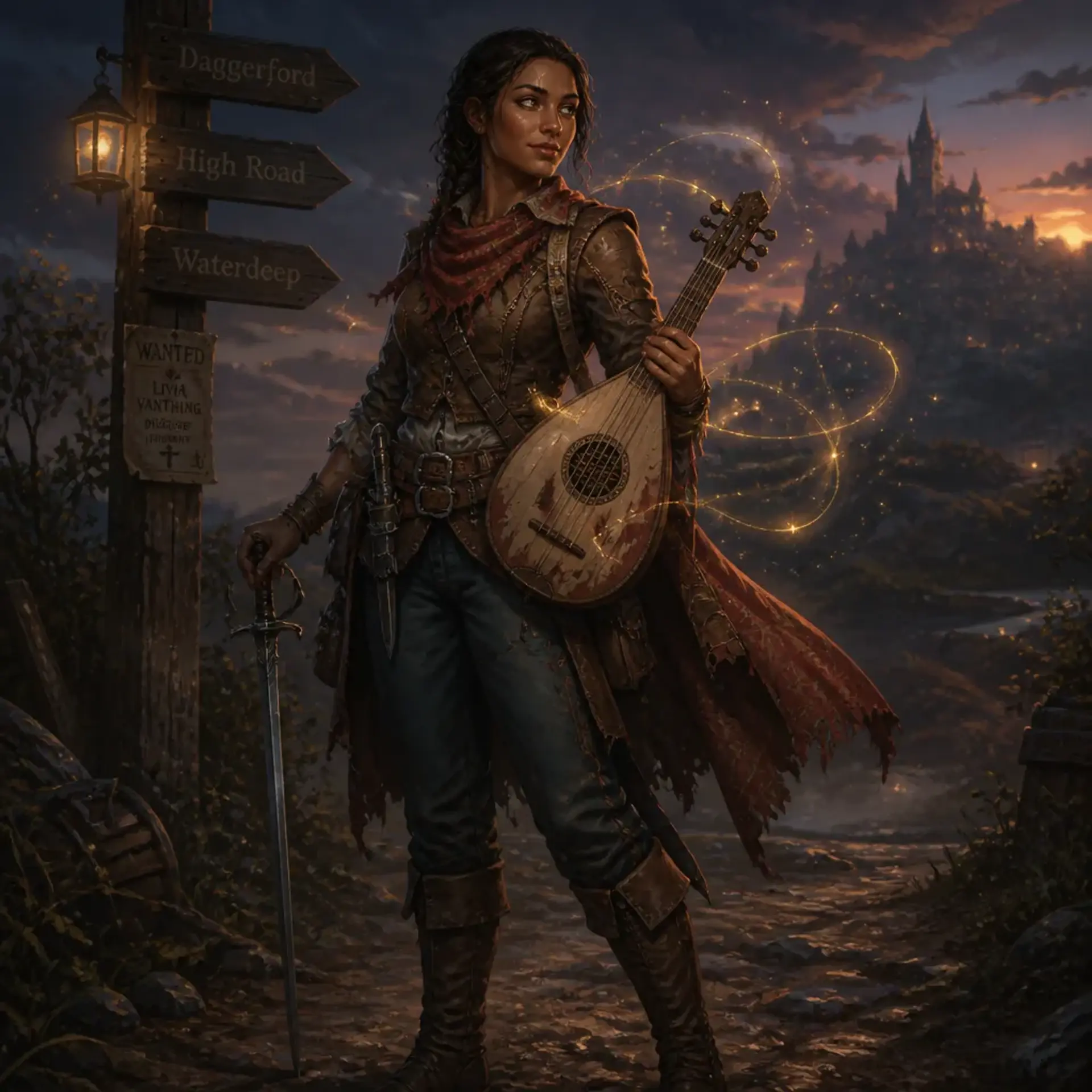 Mara Quispe - AI-generated fantasy Character