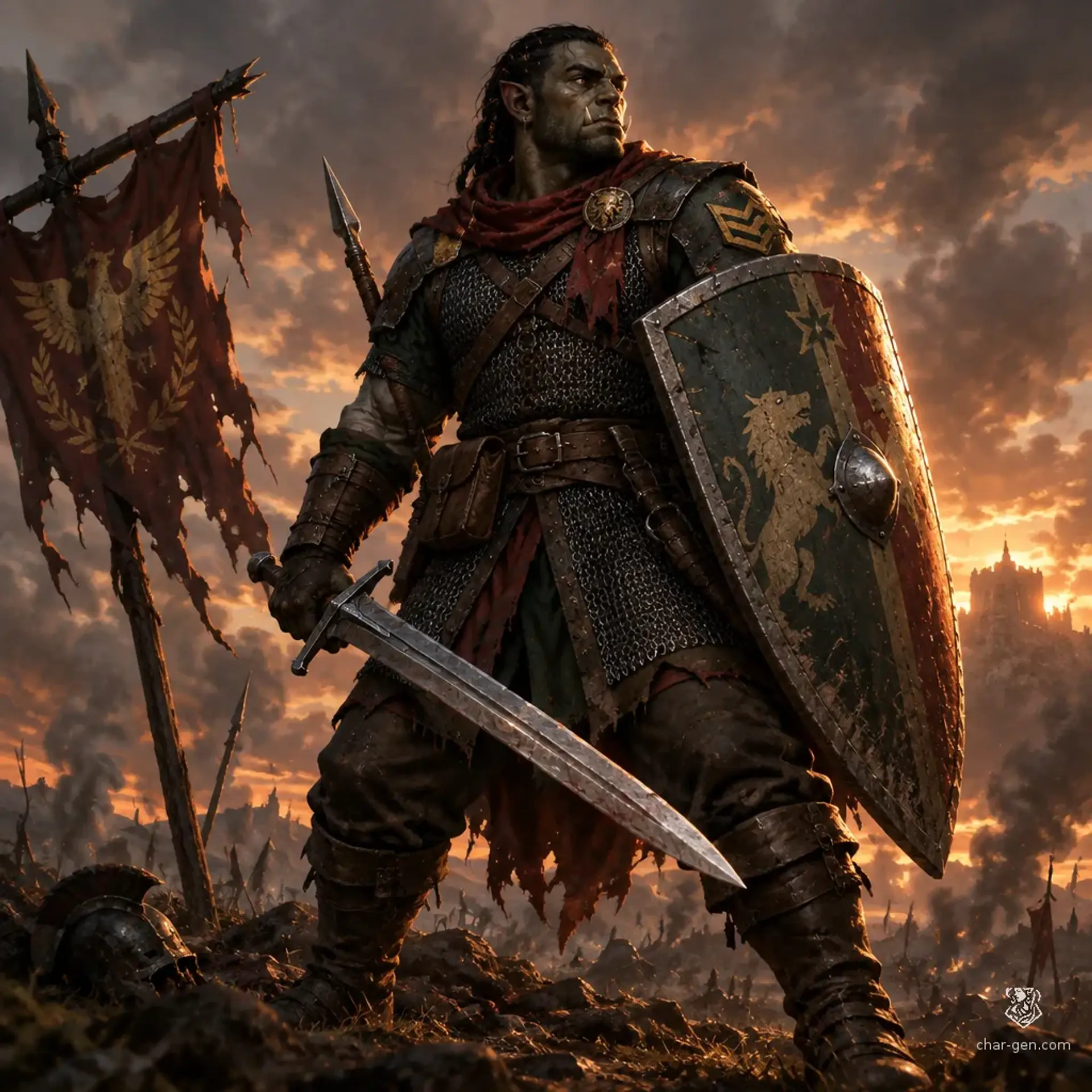 Brunk - AI-generated fantasy Character