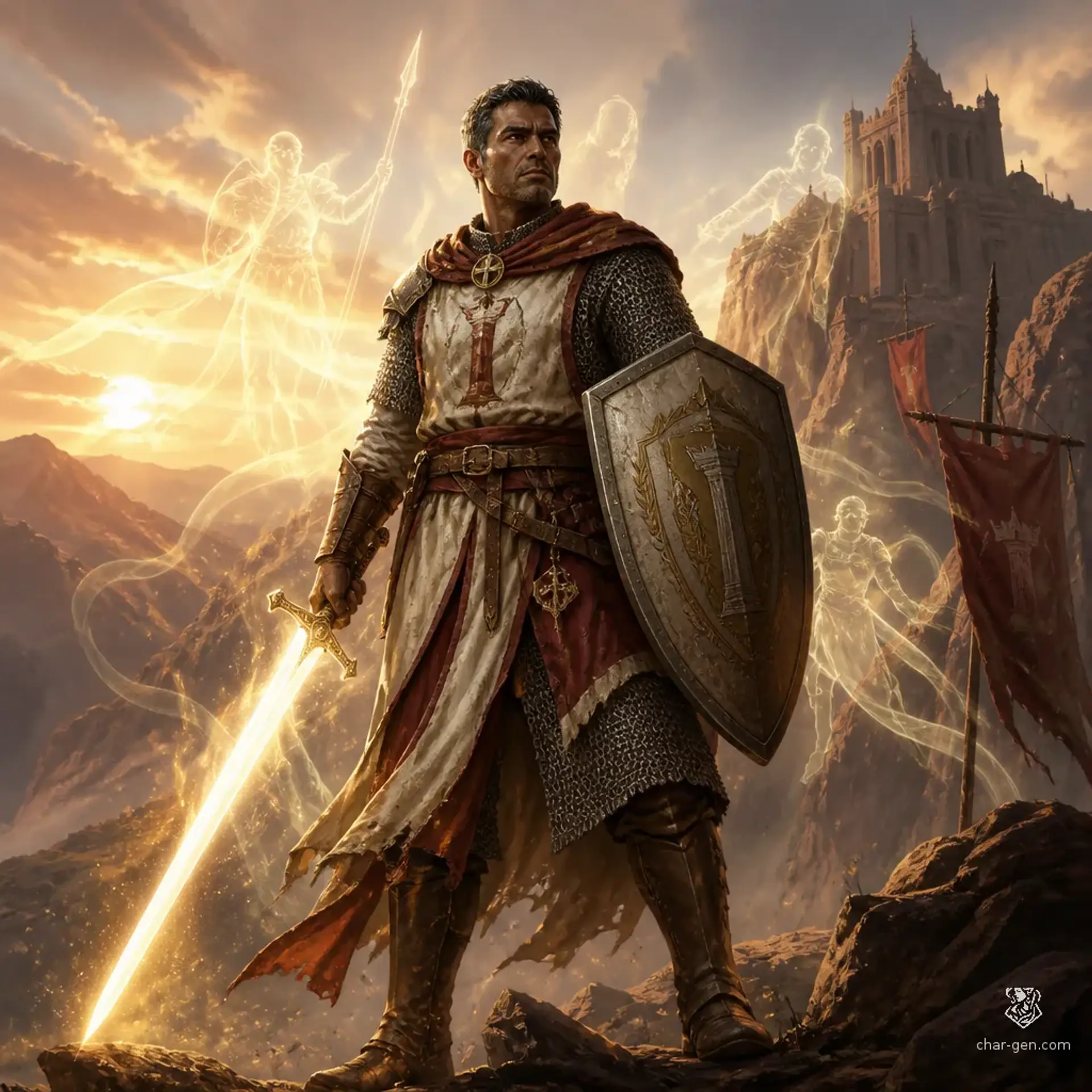 Malko Vardani - AI-generated fantasy Character
