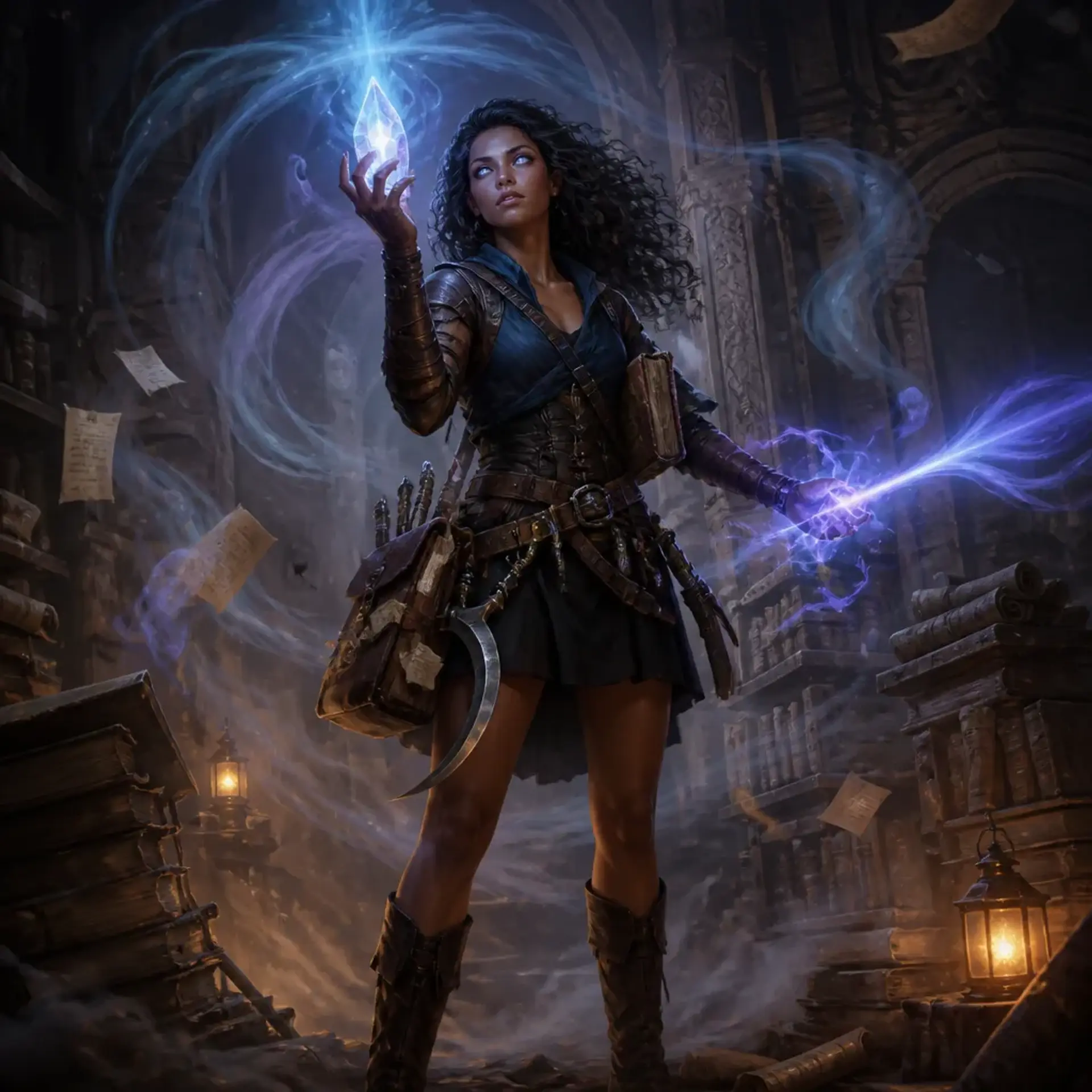 Mara Venn - AI-generated fantasy Character