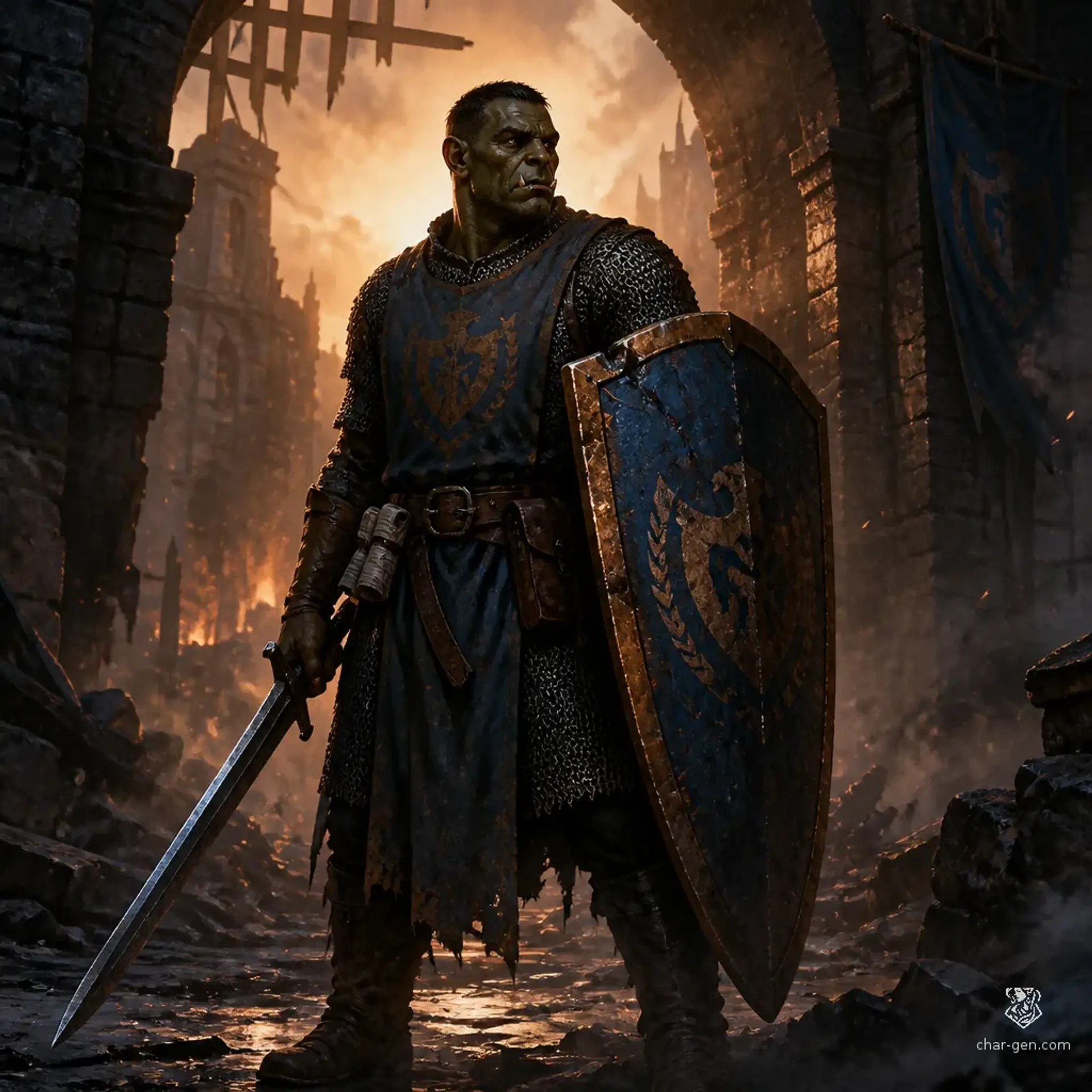 Muzani Daramu - AI-generated fantasy Character