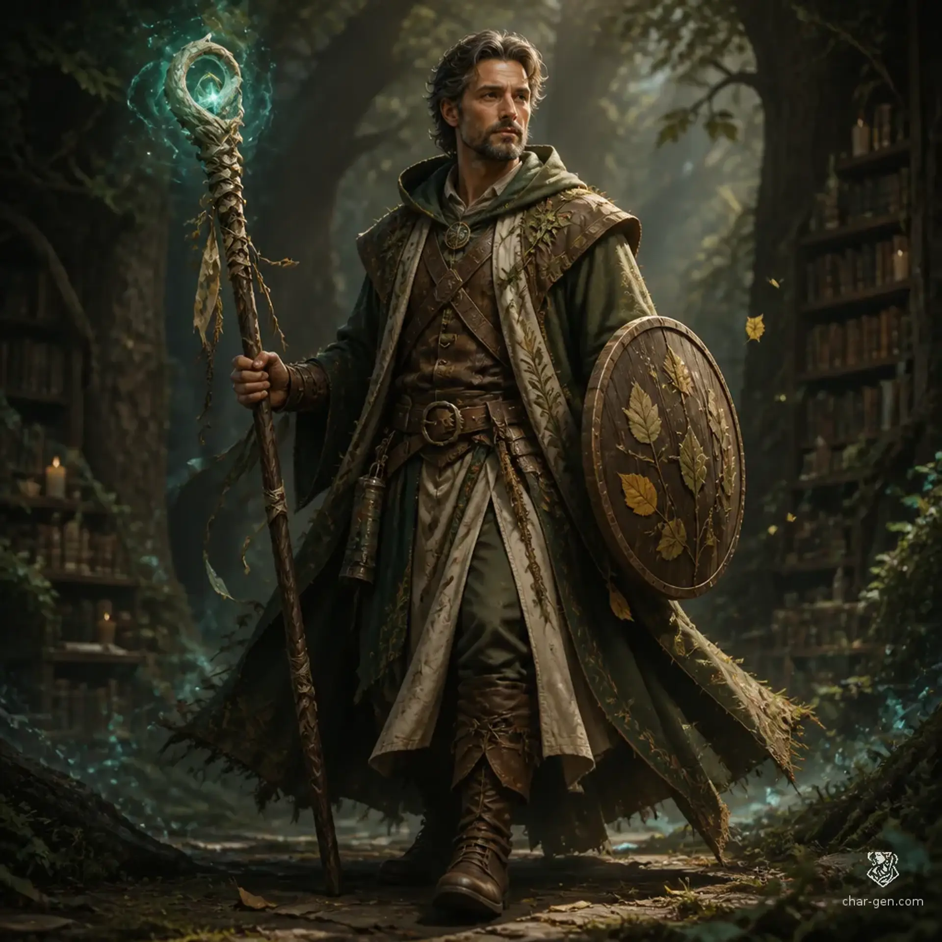 Maple Oak - AI-generated fantasy Character