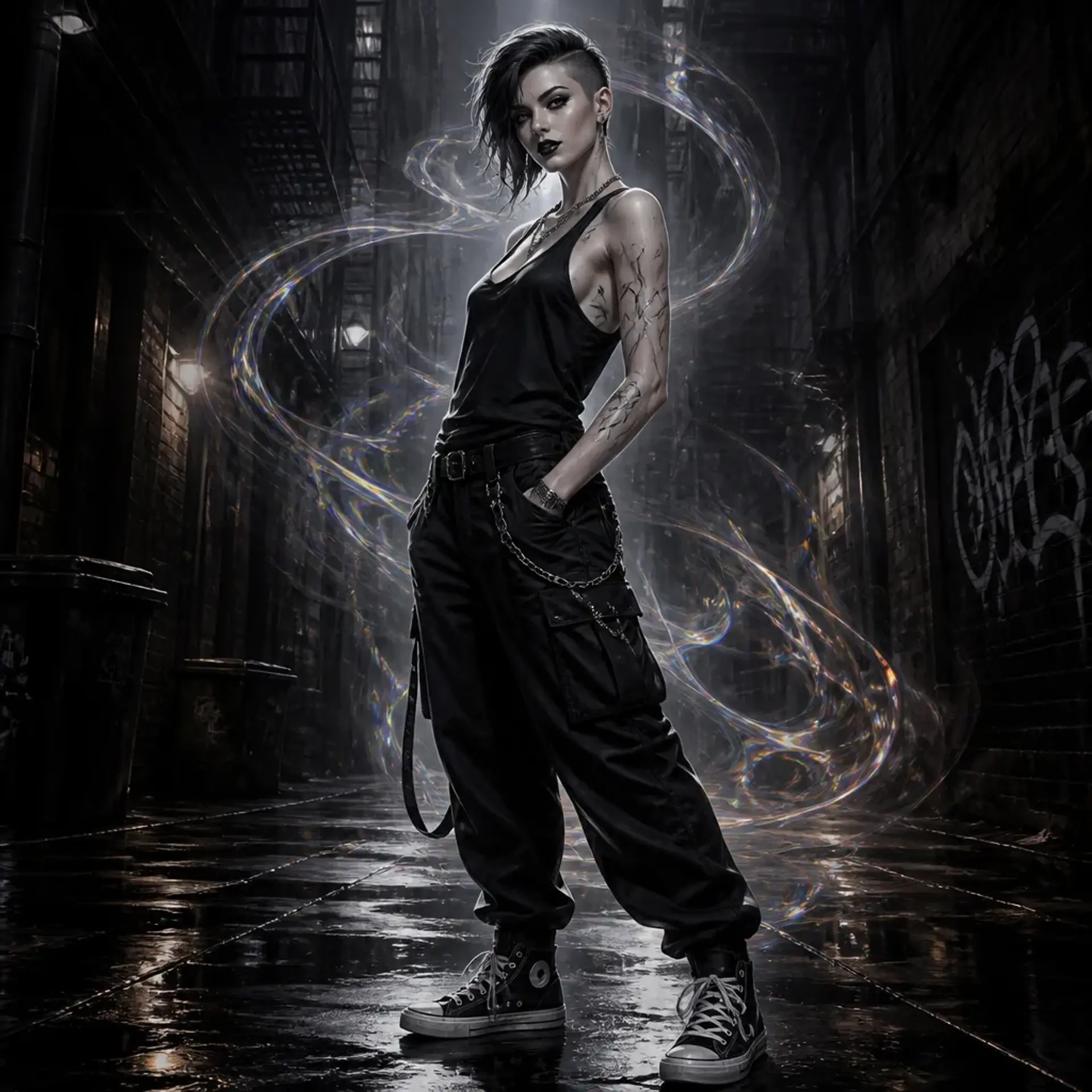 Serriah - AI-generated fantasy Character